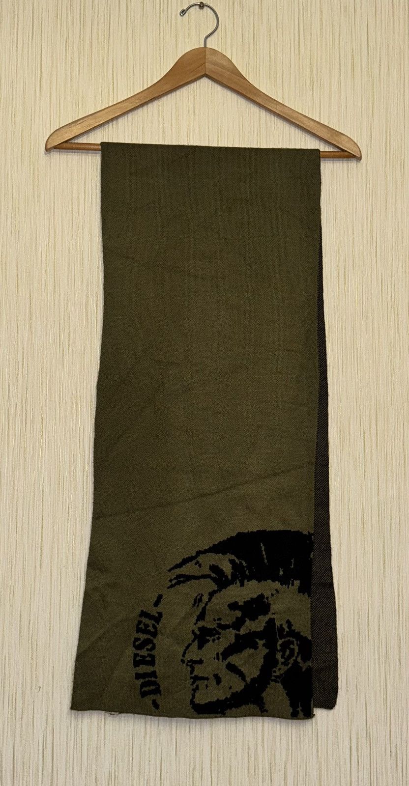 Diesel × Vintage Diesel big logo scarf wrap Y2K vintage Size ONE SIZE - 2 Thumbnail