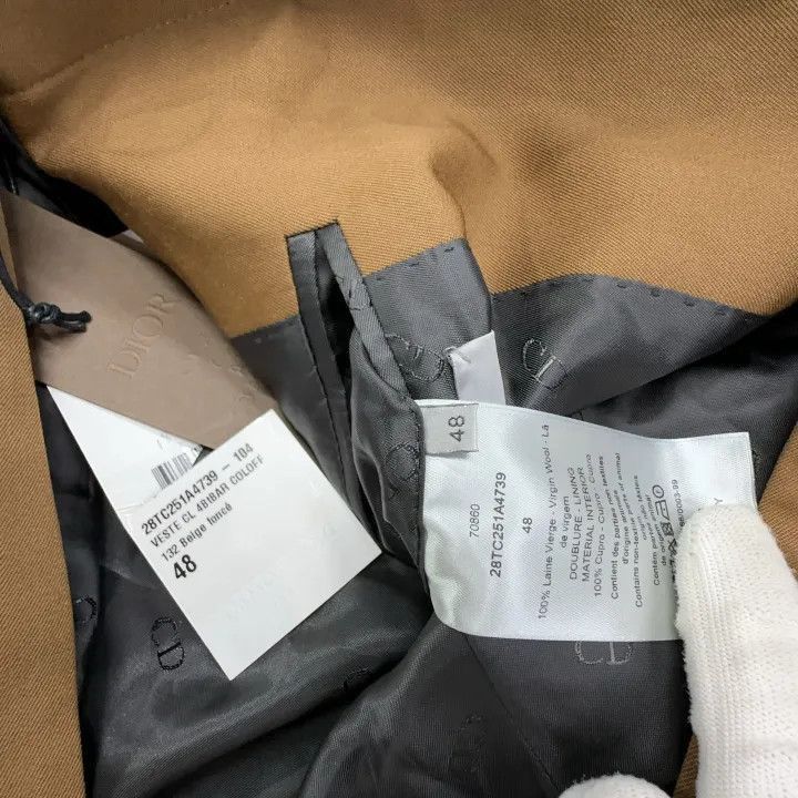 Dior Dior Simple Solid Color Stand Collar Jacket 0079-2507 Size XL / US 12-14 / IT 48-50 - 5 Thumbnail