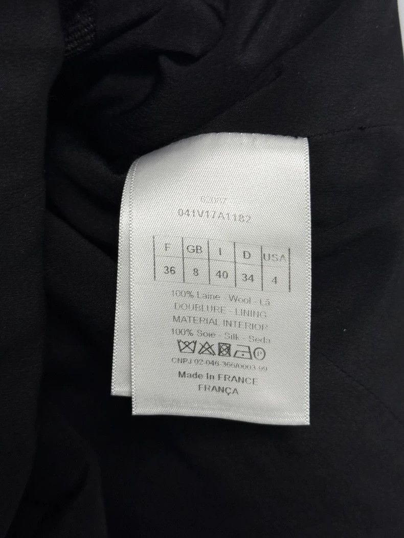 Dior Dior Black and gray plaid wool suit Size XS / US 0-2 / IT 36-38 - 4 Thumbnail