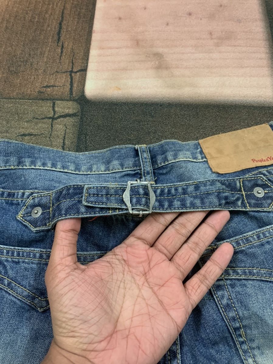 If Six Was Nine × Le Grande Bleu (L.G.B.) CRAZY double knee flare with multipocket jeans Size US 31 - 13 Thumbnail