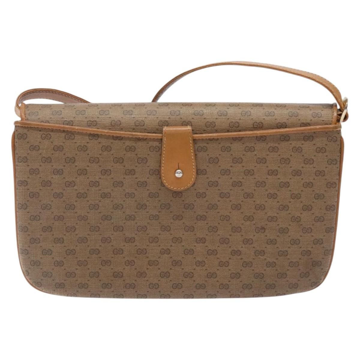 Gucci GUCCI Micro GG Supreme Shoulder Bag Pvc Beige Gold 004 106 Size ONE SIZE - 3 Thumbnail