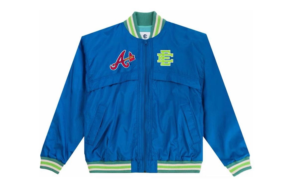 Eric Emanuel Eric Emanuel Atlanta Braves windbreaker large Size US L / EU 52-54 / 3 - 1 Thumbnail