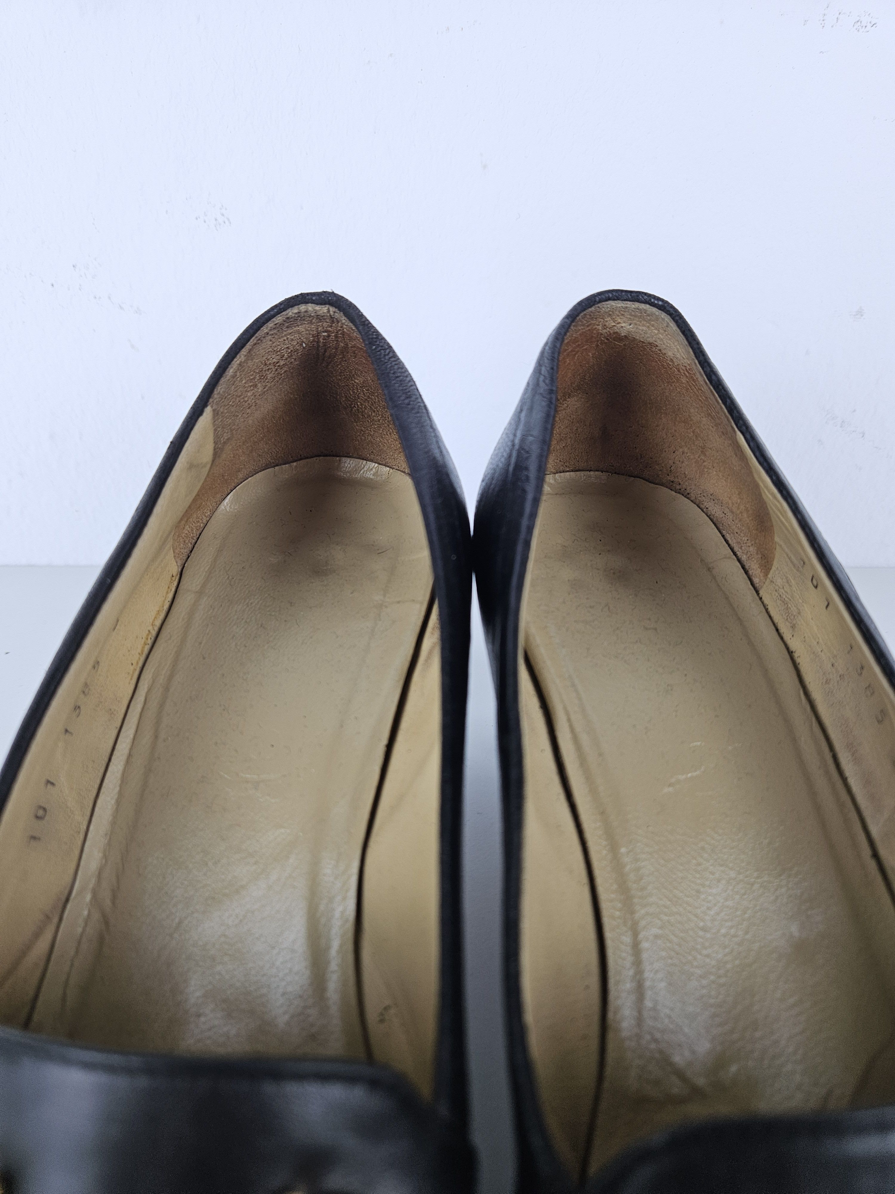 Gucci Vintage Gucci almond toe horsebit leather heels Size US 8.5 / IT 38.5 - 19 Thumbnail