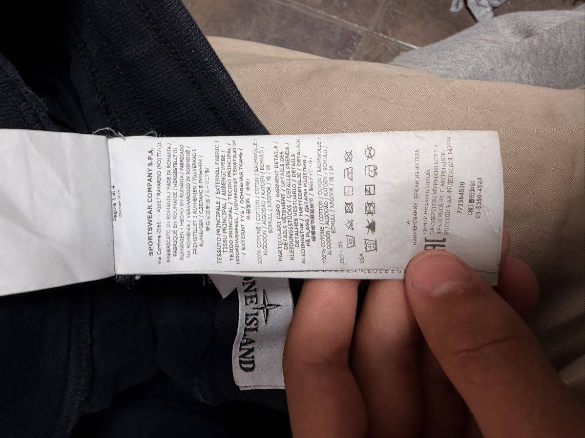 Stone Island Stone island cargo pocket sweatpants/joggers Size US 32 / EU 48 - 6 Thumbnail