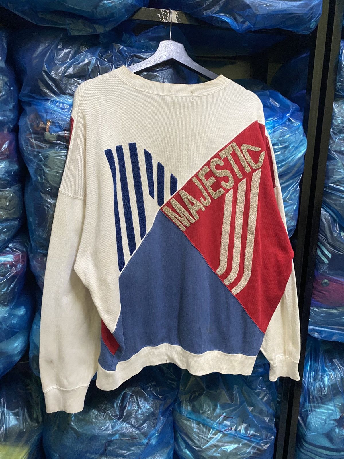 Majestic VINTAGE MAJESTIC EMBROIDERED LOGO SWEATSHIRT MADE IN JAPAN Size US M / EU 48-50 / 2 - 10 Thumbnail