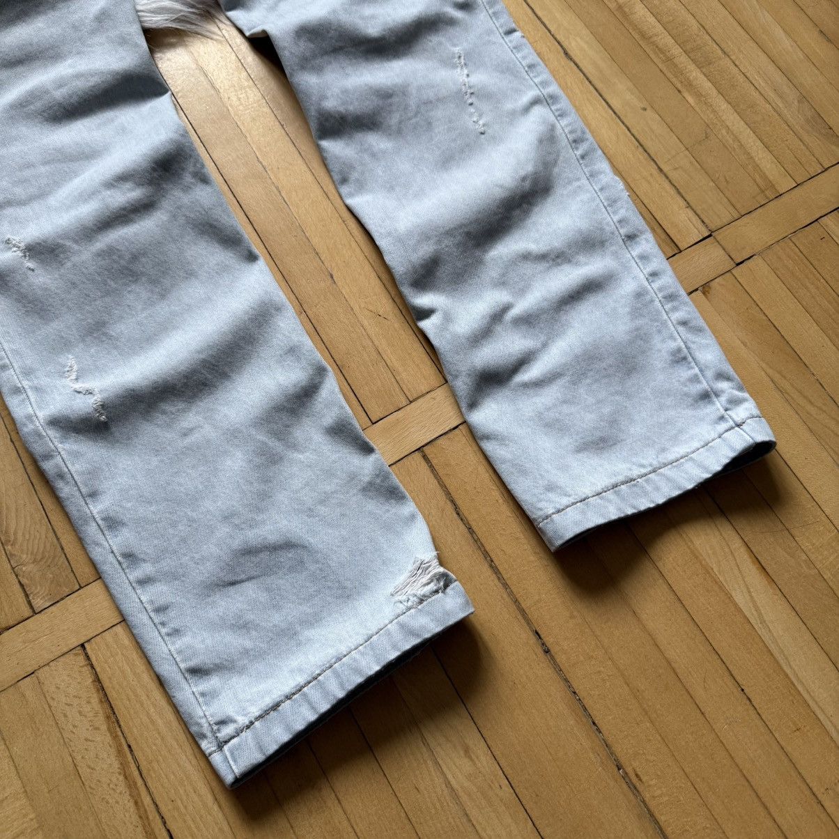 Dolce & Gabbana 📌Vintage Crazy Dolce&Gabbana 00s Distress Y2K Straight Jean Size US 30 / EU 46 - 13 Thumbnail