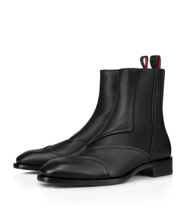 Christian Louboutin o1bcso1str1024 Boabi Chelsea Flat in Black Size US 10 / EU 43 - 2 Thumbnail