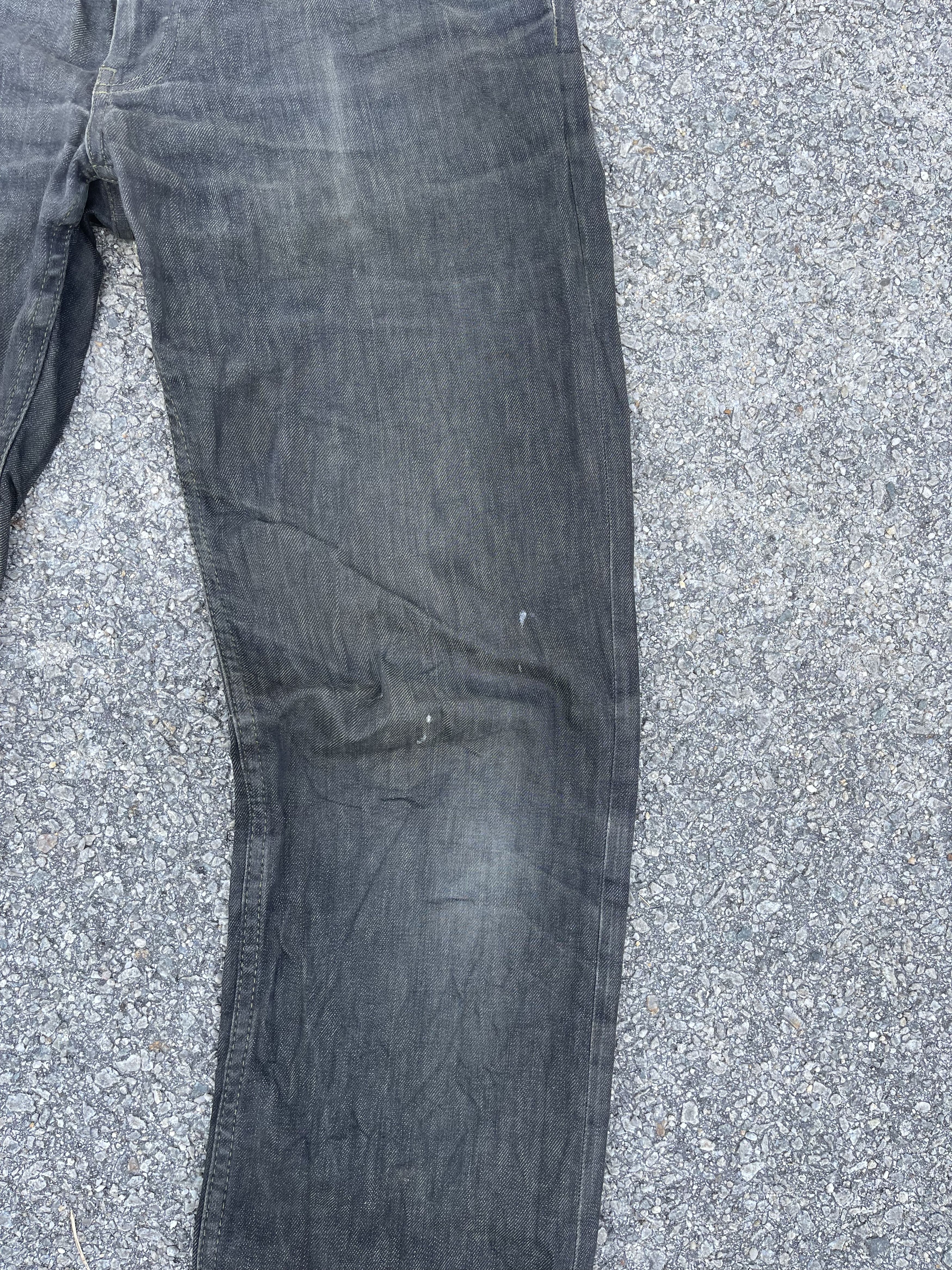Designer × Helmut Lang × Vintage Vintage Helmut Lang Low Waist Contour Fit Raw Elastic Denim Size US 31 - 9 Thumbnail