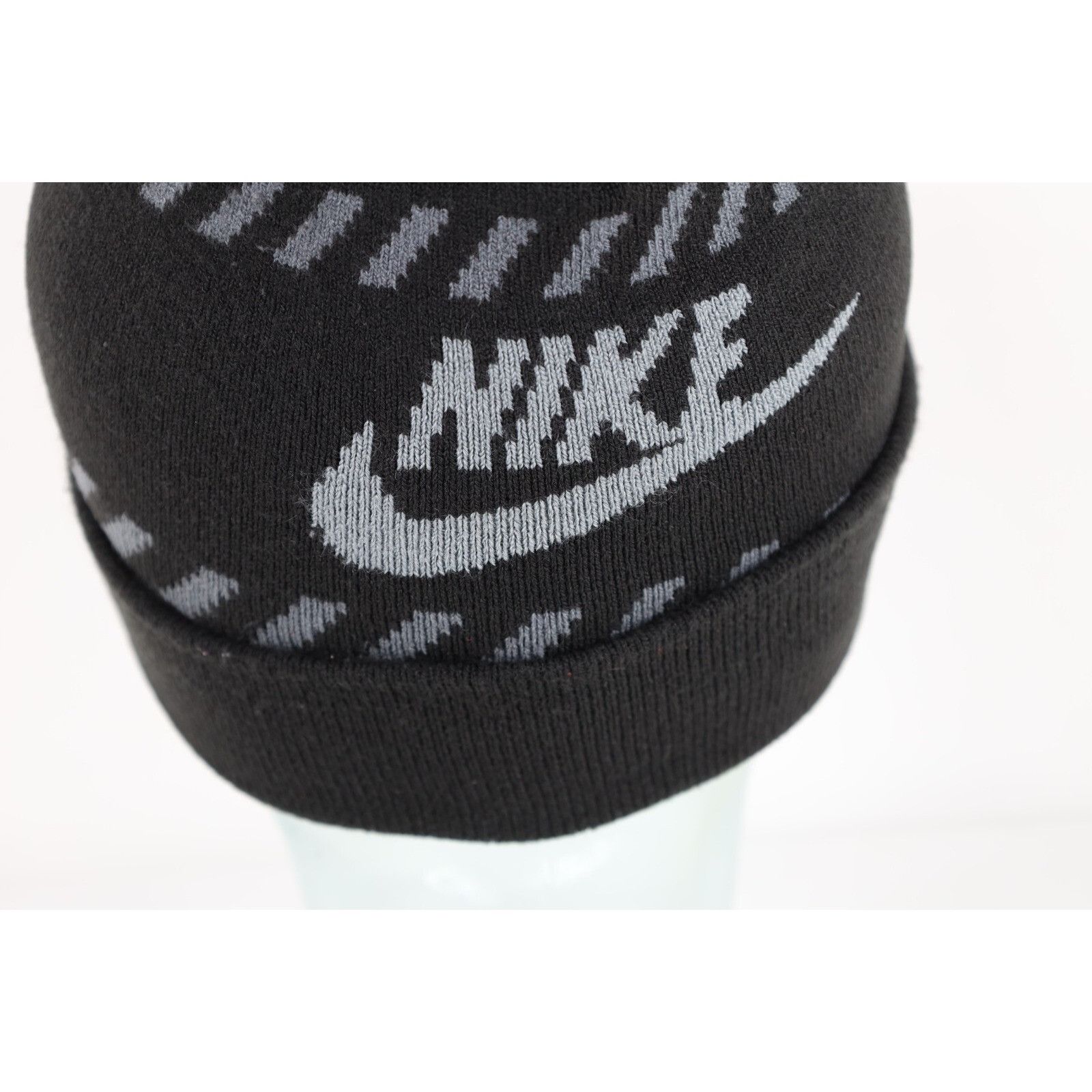 Nike Vintage Y2K Nike Travis Scott Mini Swoosh Pom Beanie Hat Size ONE SIZE - 5 Thumbnail
