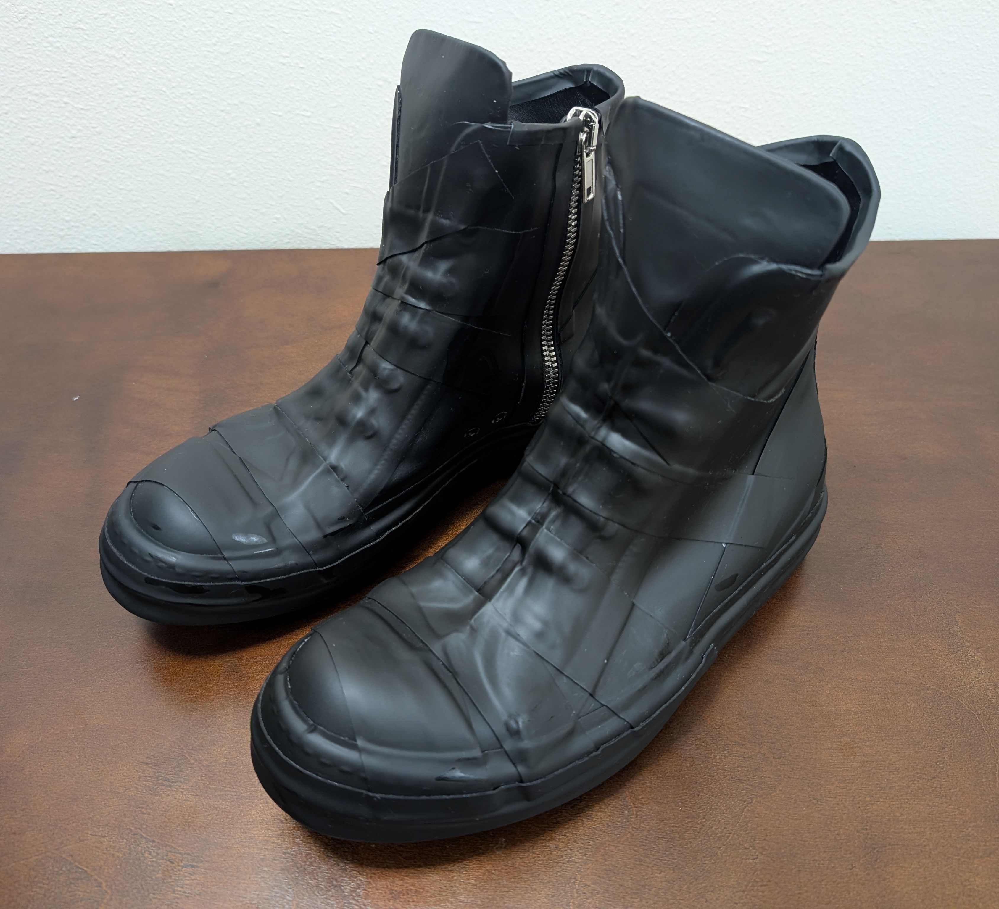 Rick Owens Rick Owens Performa Latex Bondage Sneakers Size US 10 / EU 43 - 1 Thumbnail