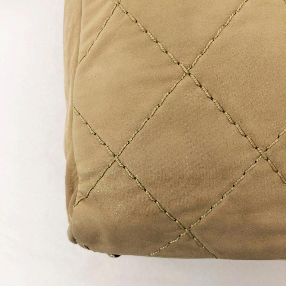 Chanel Chanel Shopping Tote Light Beige Leather Tote Size ONE SIZE - 10 Thumbnail