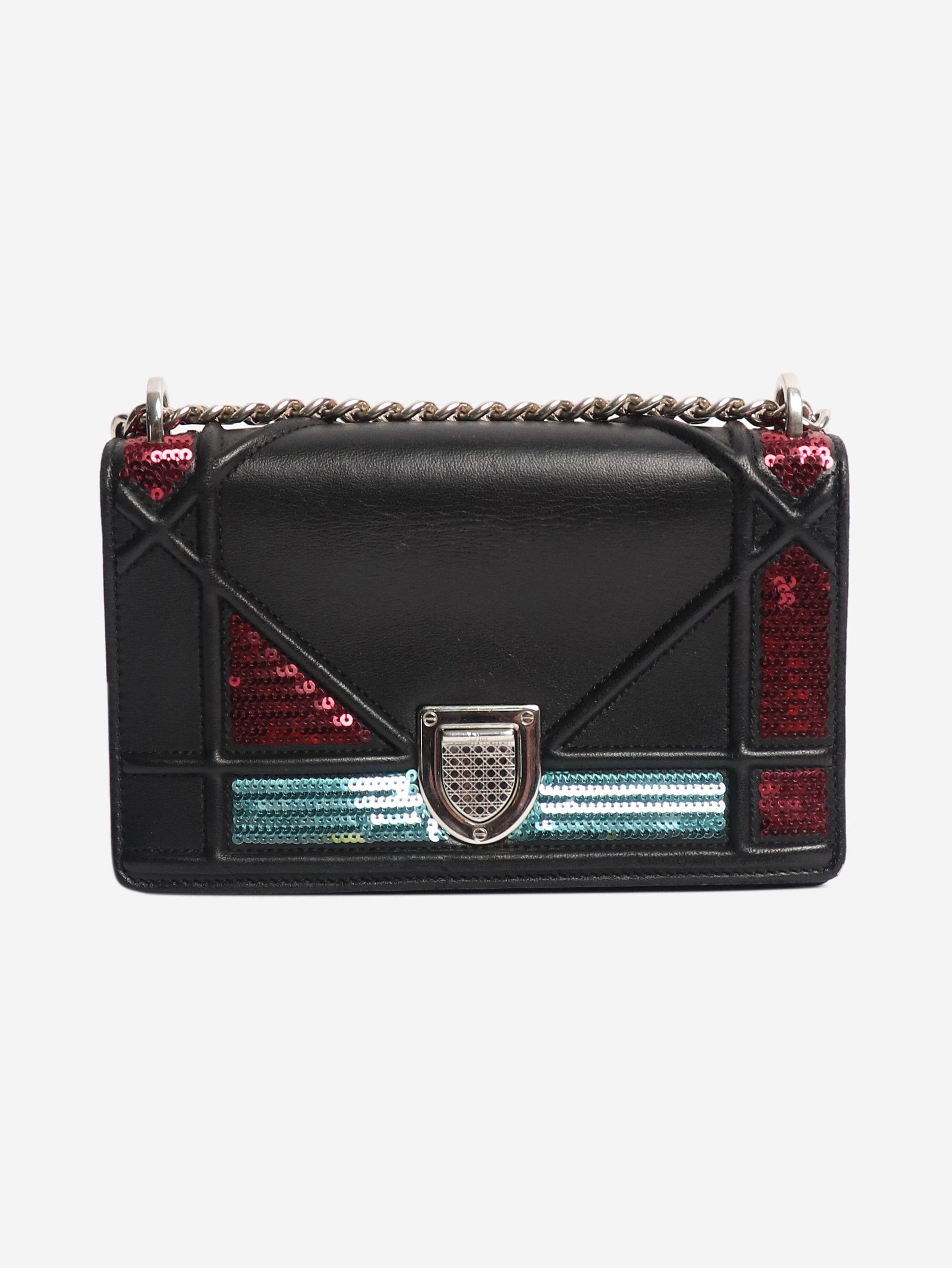 Dior Black small sequin ama crossbody bag Size ONE SIZE - 1 Thumbnail