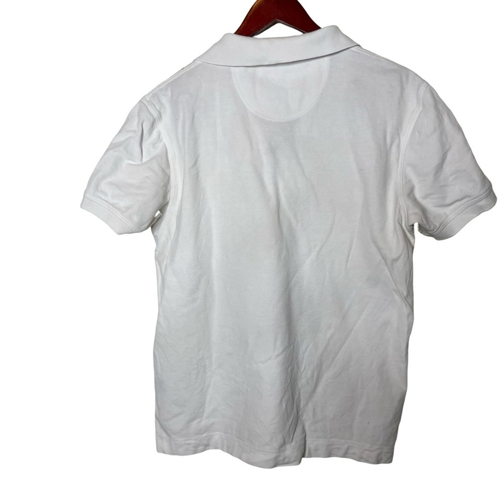 Barbour Barbour white polo shirt sz L Size US L / EU 52-54 / 3 - 3 Thumbnail