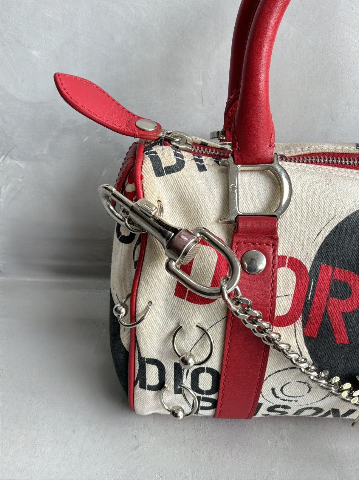 Dior Dior - Galliano Era - Hardcore Pierced Mini Boston Bag Size ONE SIZE - 6 Thumbnail