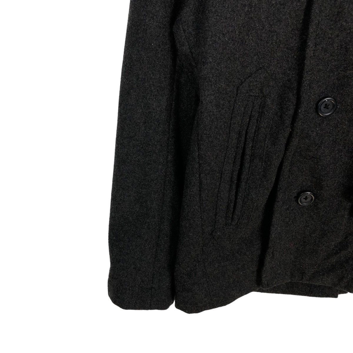 Katharine Hamnett London 🔥WOOL JACKET BLACK ULTIMATE HAMNETT JAPAN ISSEY MIYAKE Size M / US 6-8 / IT 42-44 - 3 Thumbnail