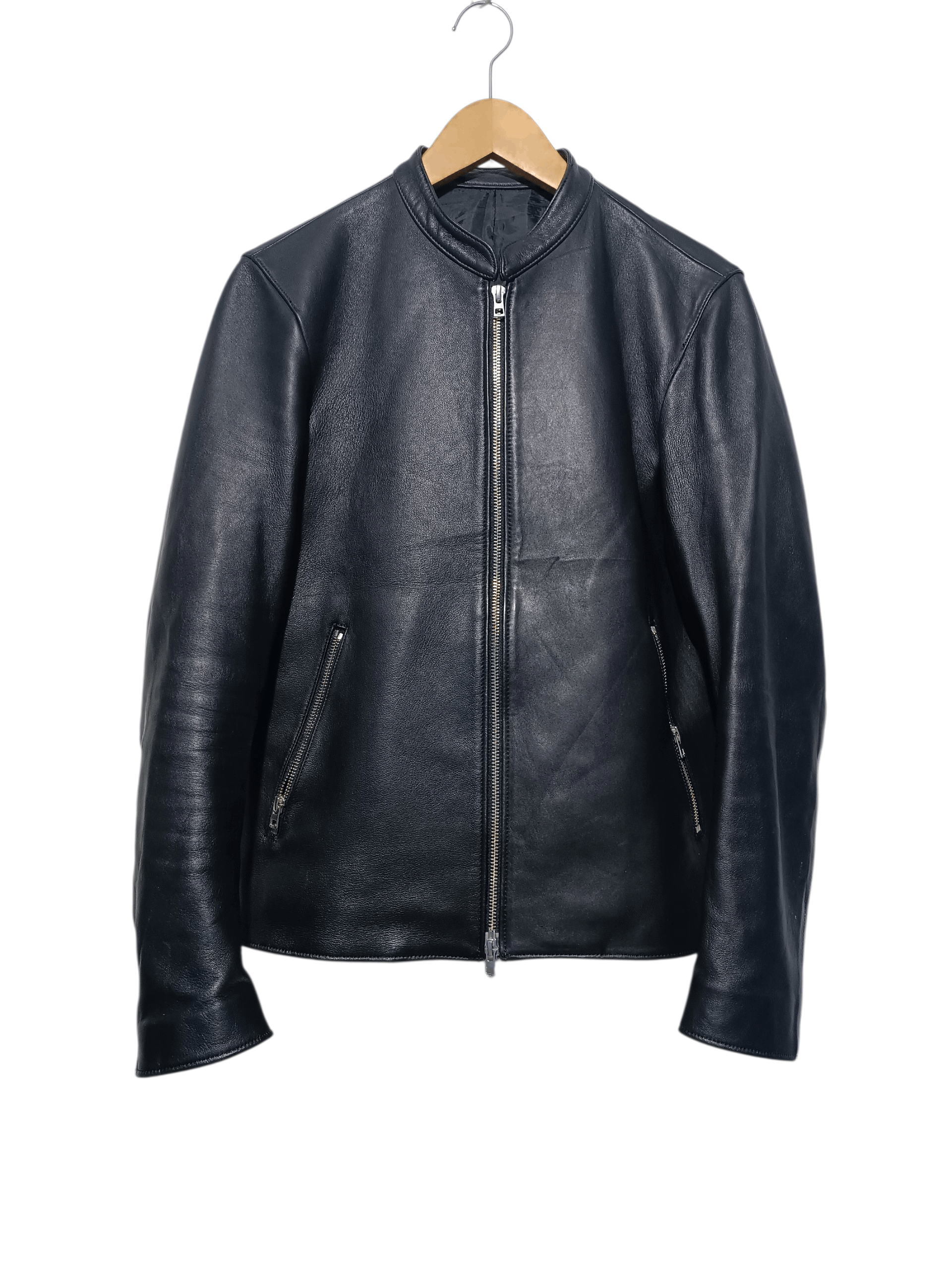 Japanese Brand LIDNM Leather Jacket Custom VOID System Error Size US M / EU 48-50 / 2 - 1 Thumbnail
