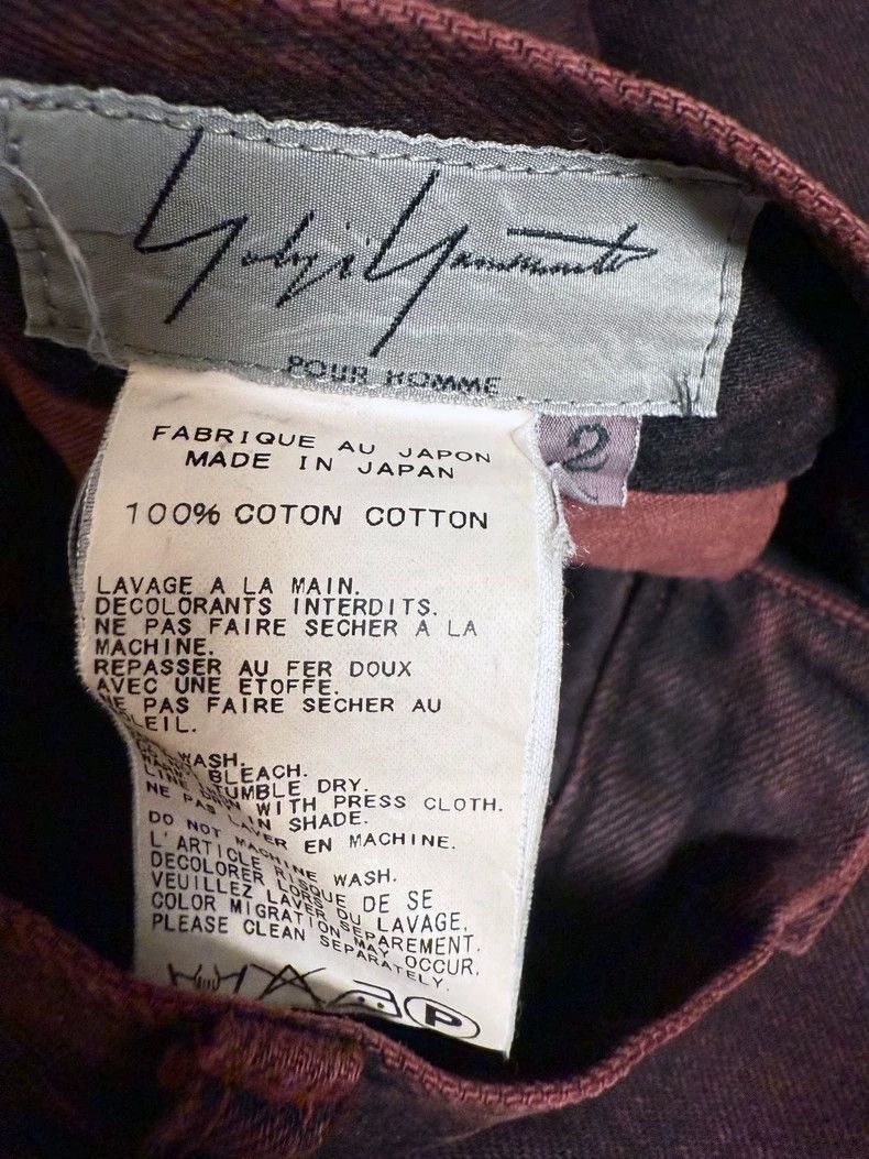 Yohji Yamamoto Yohji Yamamoto size 2 2012aw Red Jeans Size US 28 / EU 44 - 8 Thumbnail