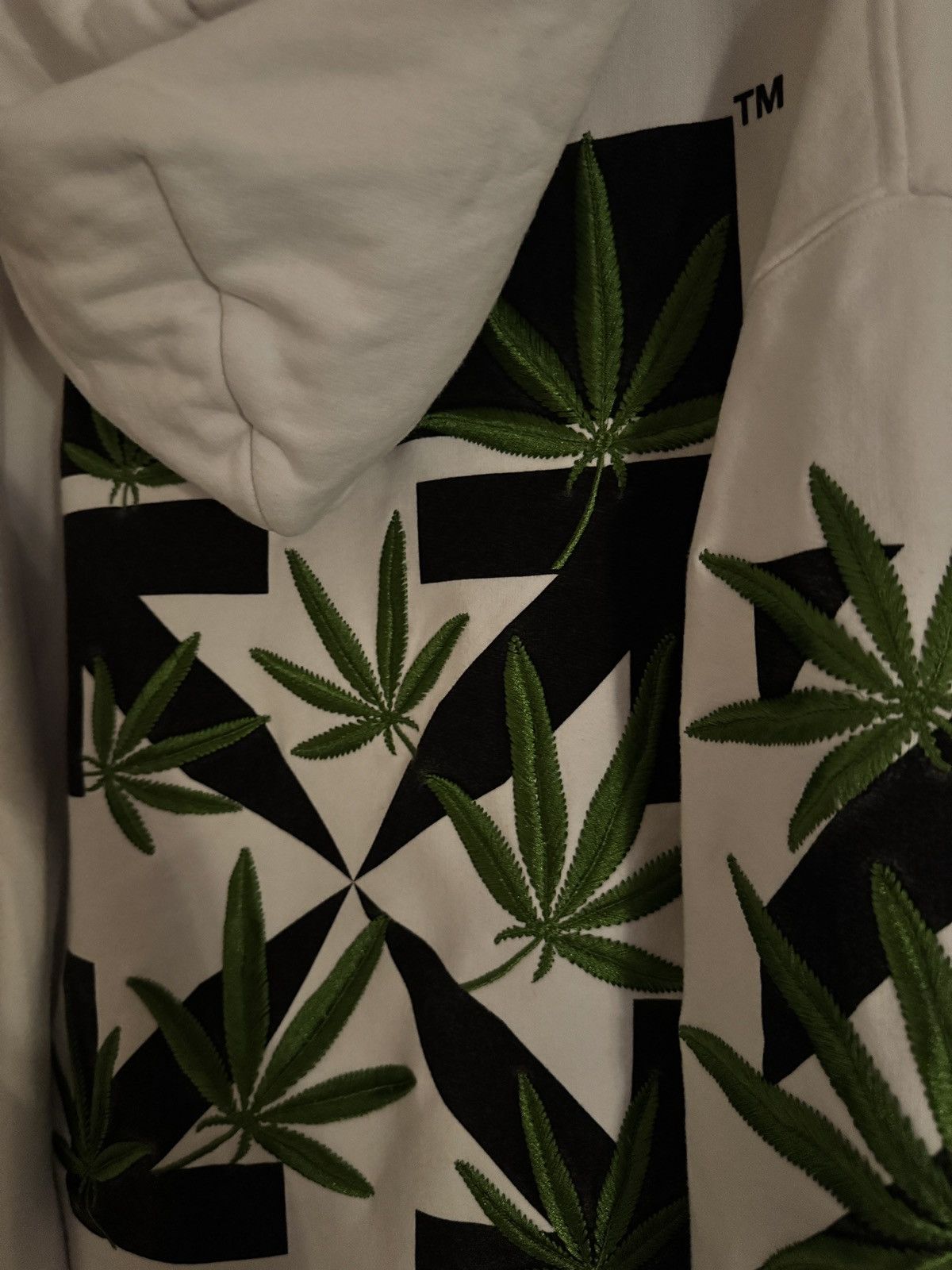 Off-White Off-White Weed Arrows Over Hoodie Size US L / EU 52-54 / 3 - 3 Thumbnail
