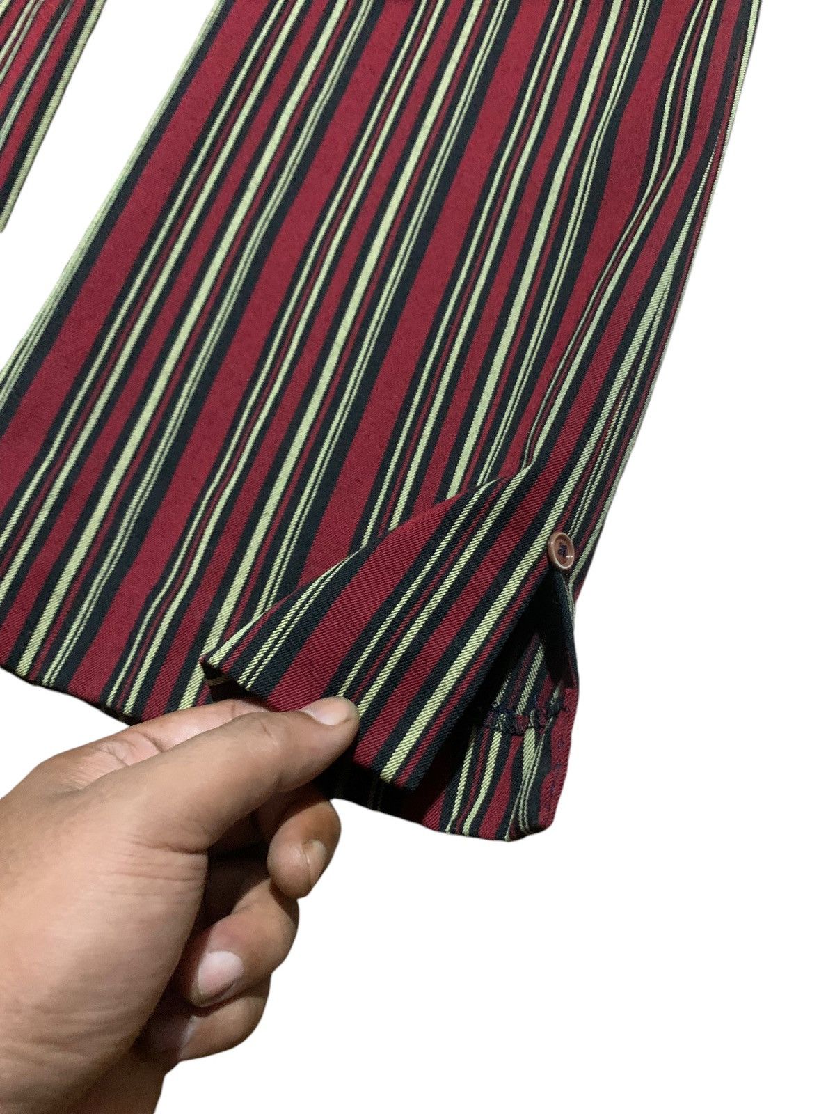 Marithe + Francois Girbaud Vintage Marithe Francois Girbaud striped flare pants Size 30" / US 8 / IT 44 - 3 Thumbnail