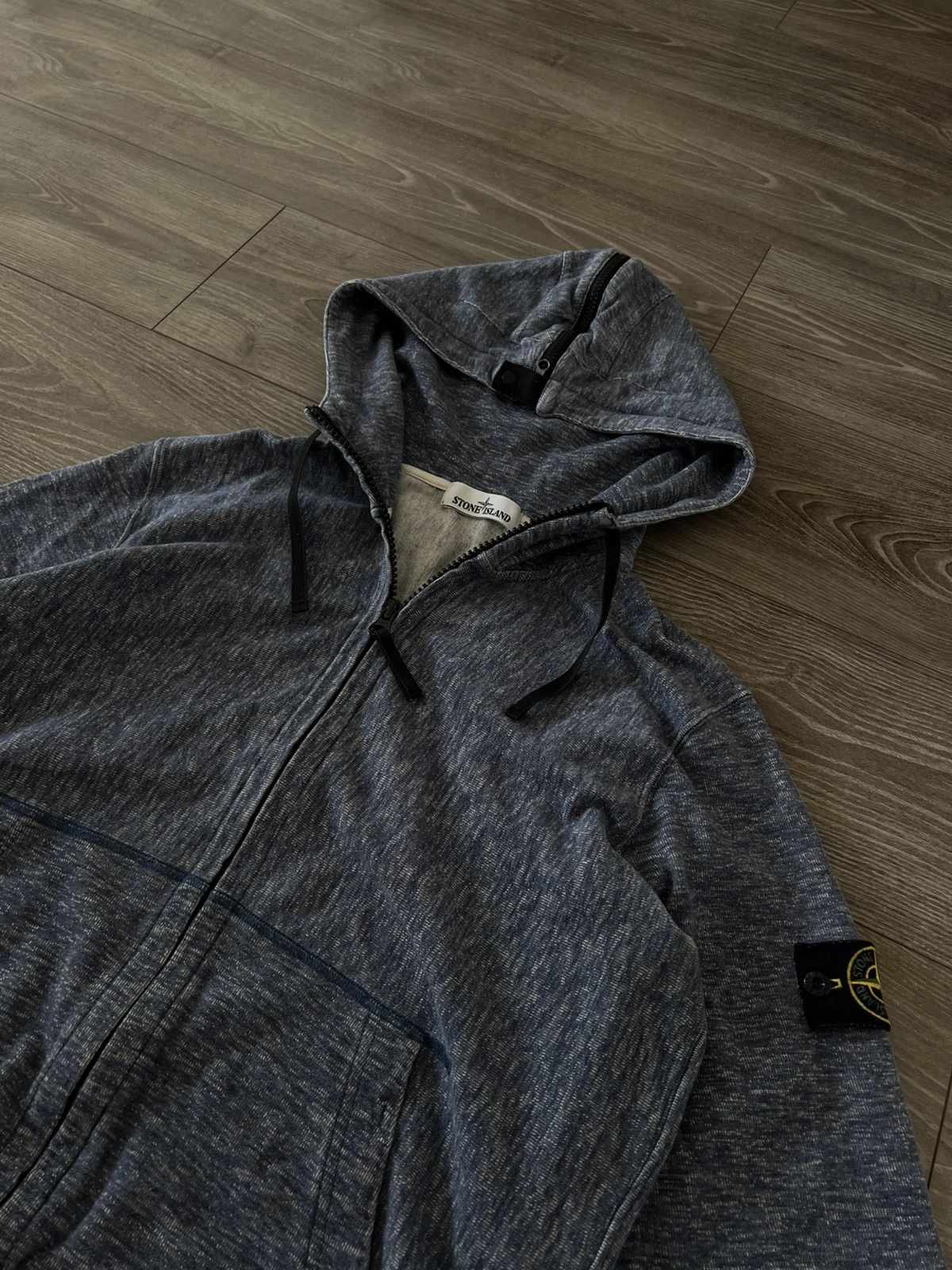 Stone Island × Vintage ‼️Archival Stone Island Zip Hood Rare Hoodie‼️ Size US XL / EU 56 / 4 - 13 Thumbnail