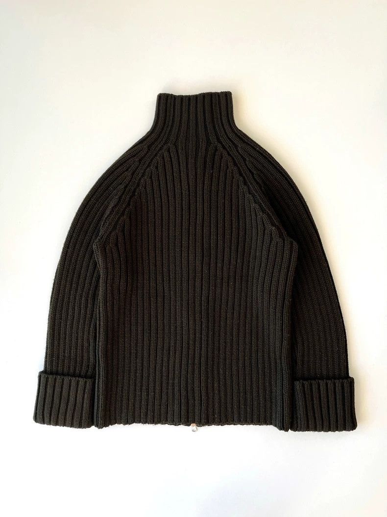 Yohji Yamamoto Yohji Yamamoto Wool turtleneck zip-knit jacket Size US L / EU 52-54 / 3 - 4 Thumbnail