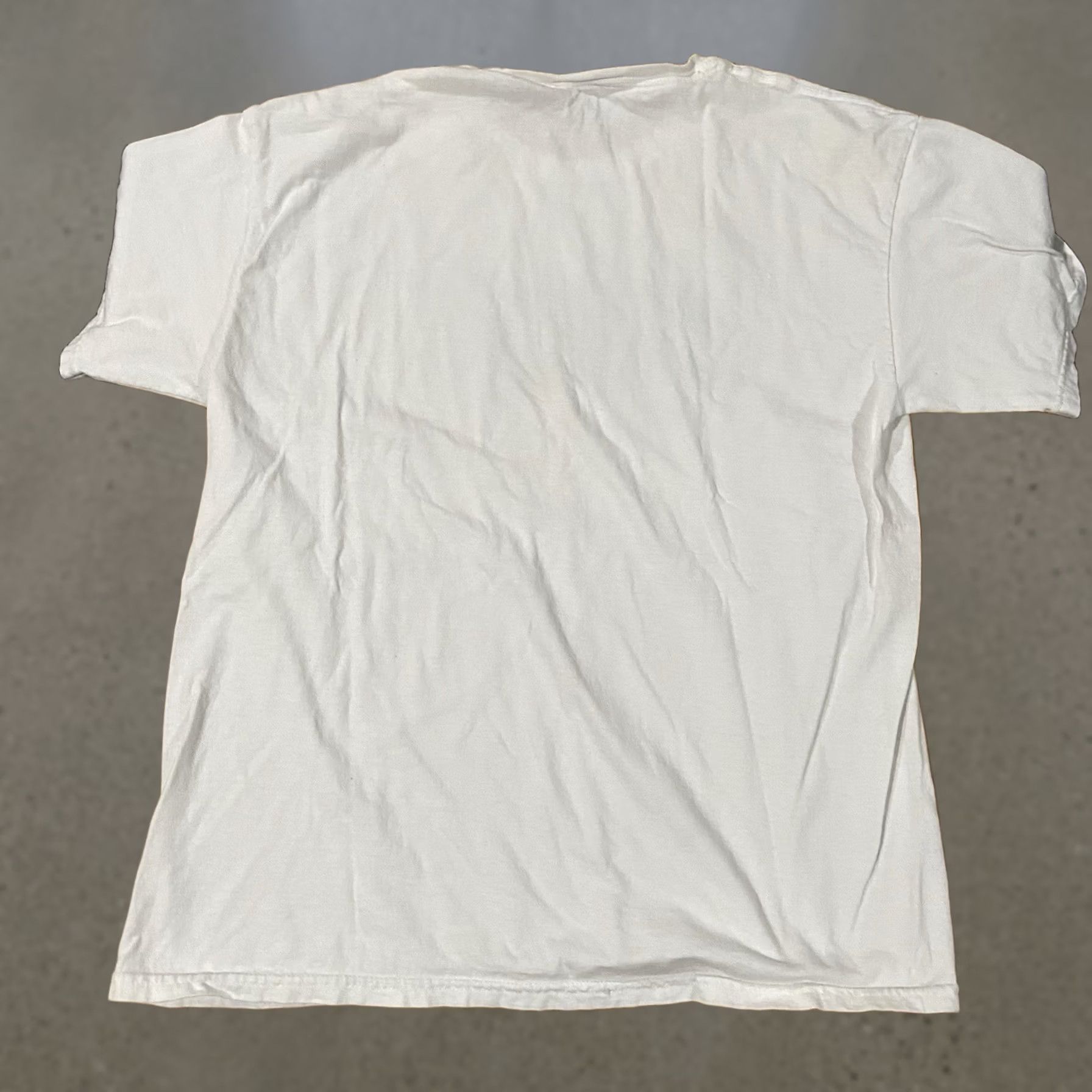 Vintage VINTAGE Addikt Surf Skate T-Shirt L White Cotton Graphic Print Short Sleeve Crew Neck Men Regular Size US L / EU 52-54 / 3 - 1 Thumbnail