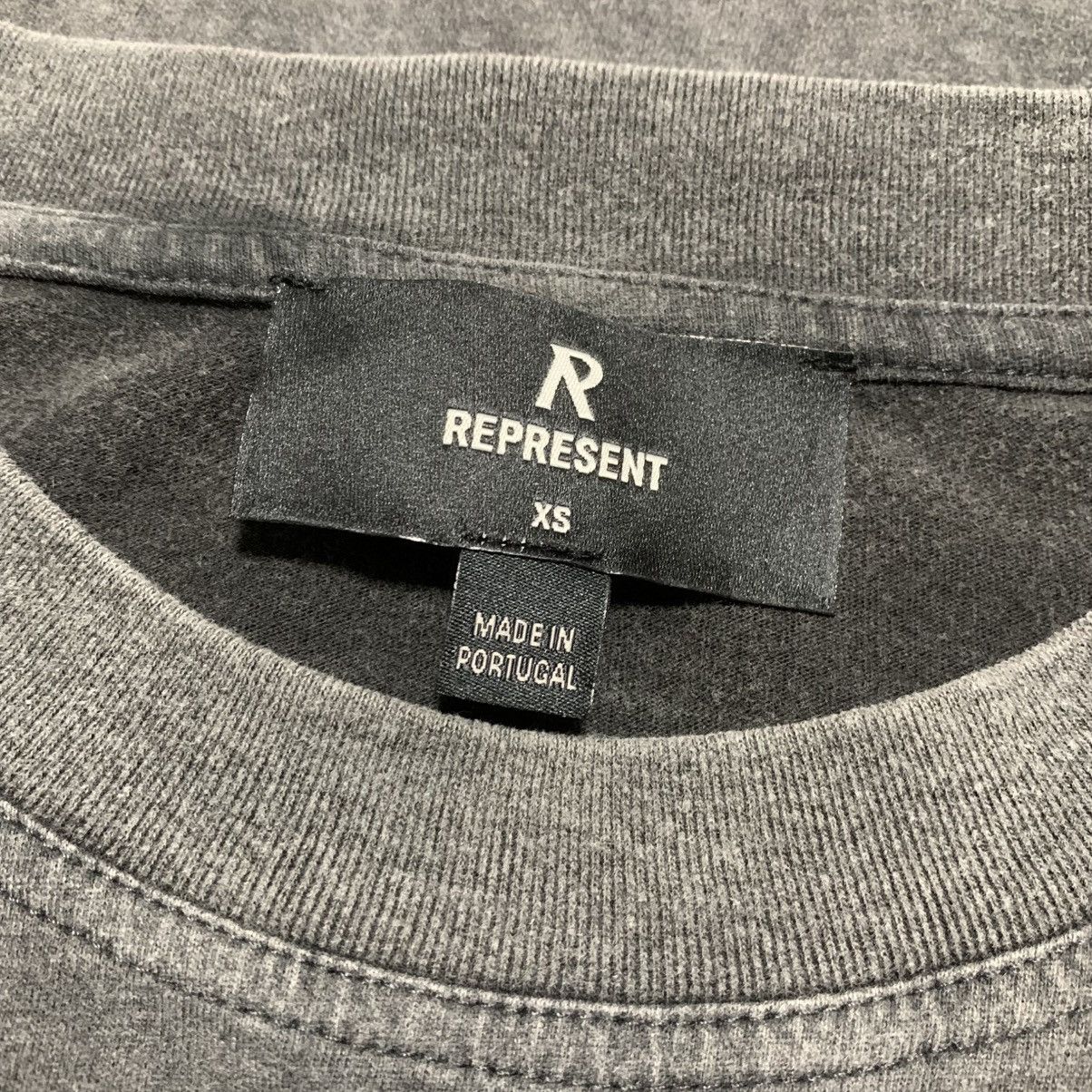 Represent Clo. Represent XS Metal Initial R Vintage Grey Tee Size US XS / EU 42 / 0 - 5 Thumbnail