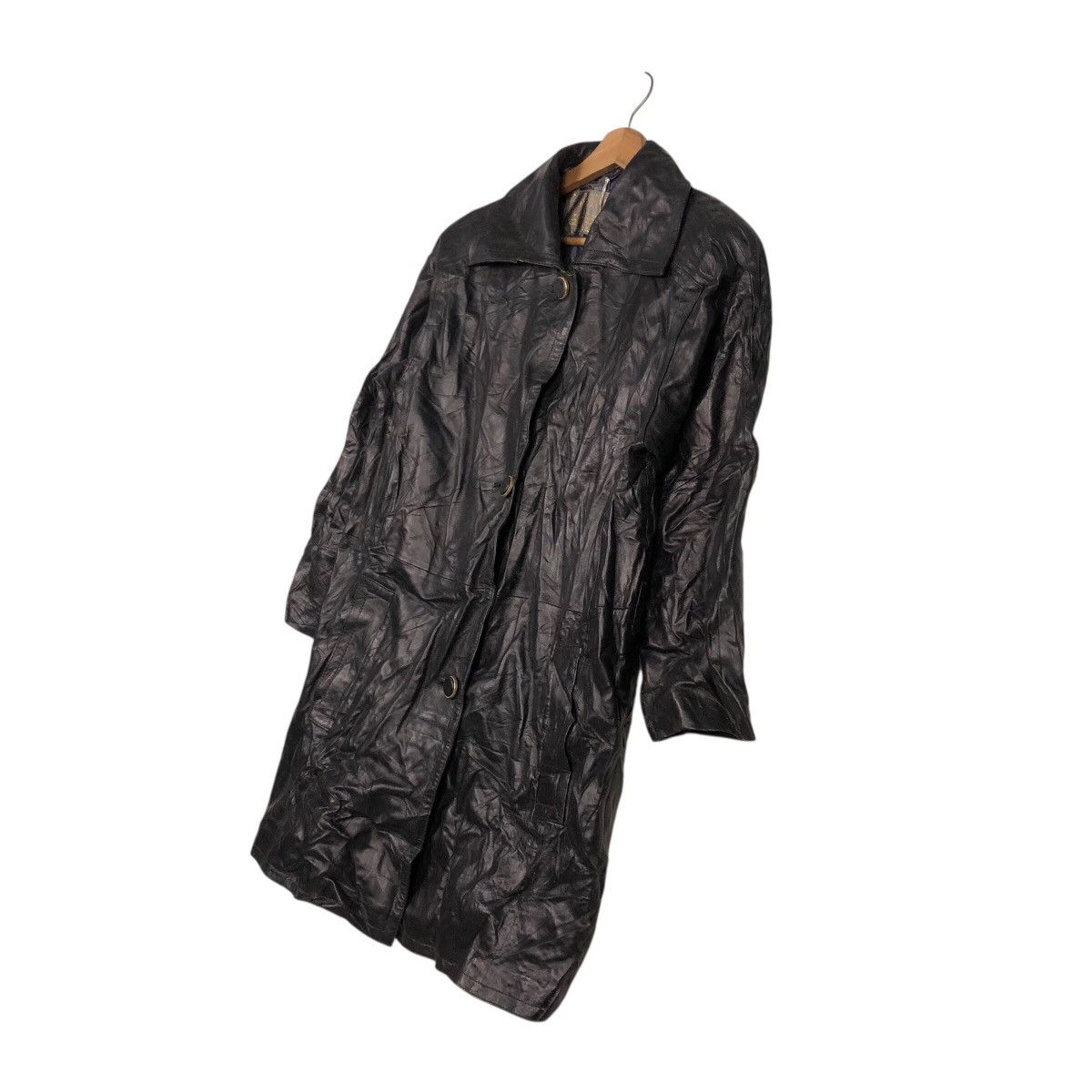 Japanese Brand 📌Vintage Leather Long Jacket Harajuku Mother Issey Miyake Size US M / EU 48-50 / 2 - 3 Thumbnail