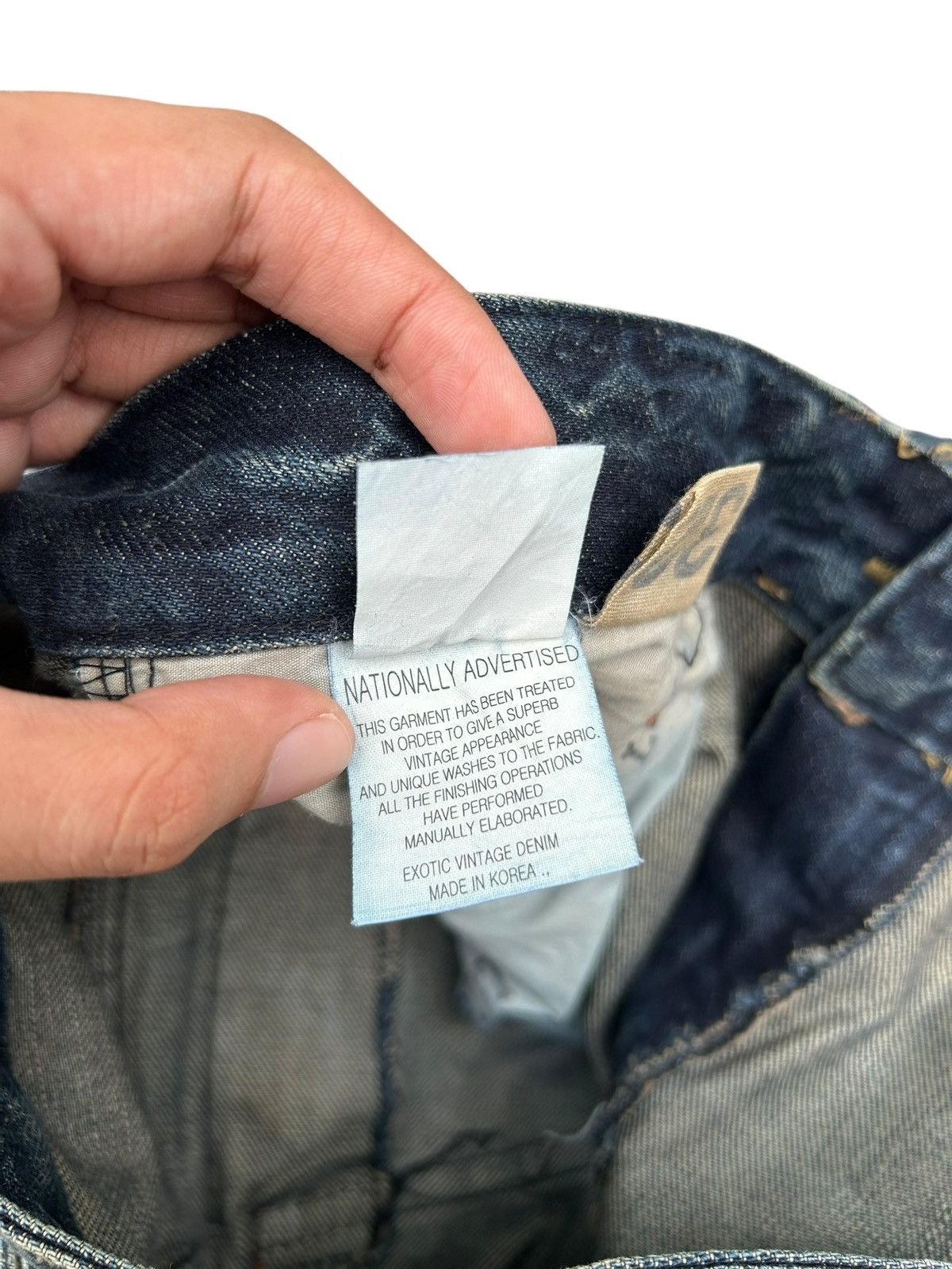 If Six Was Nine Lolita Buckle Back Japanese Brand Distressed Denim Jeans Size US 34 / EU 50 - 13 Thumbnail