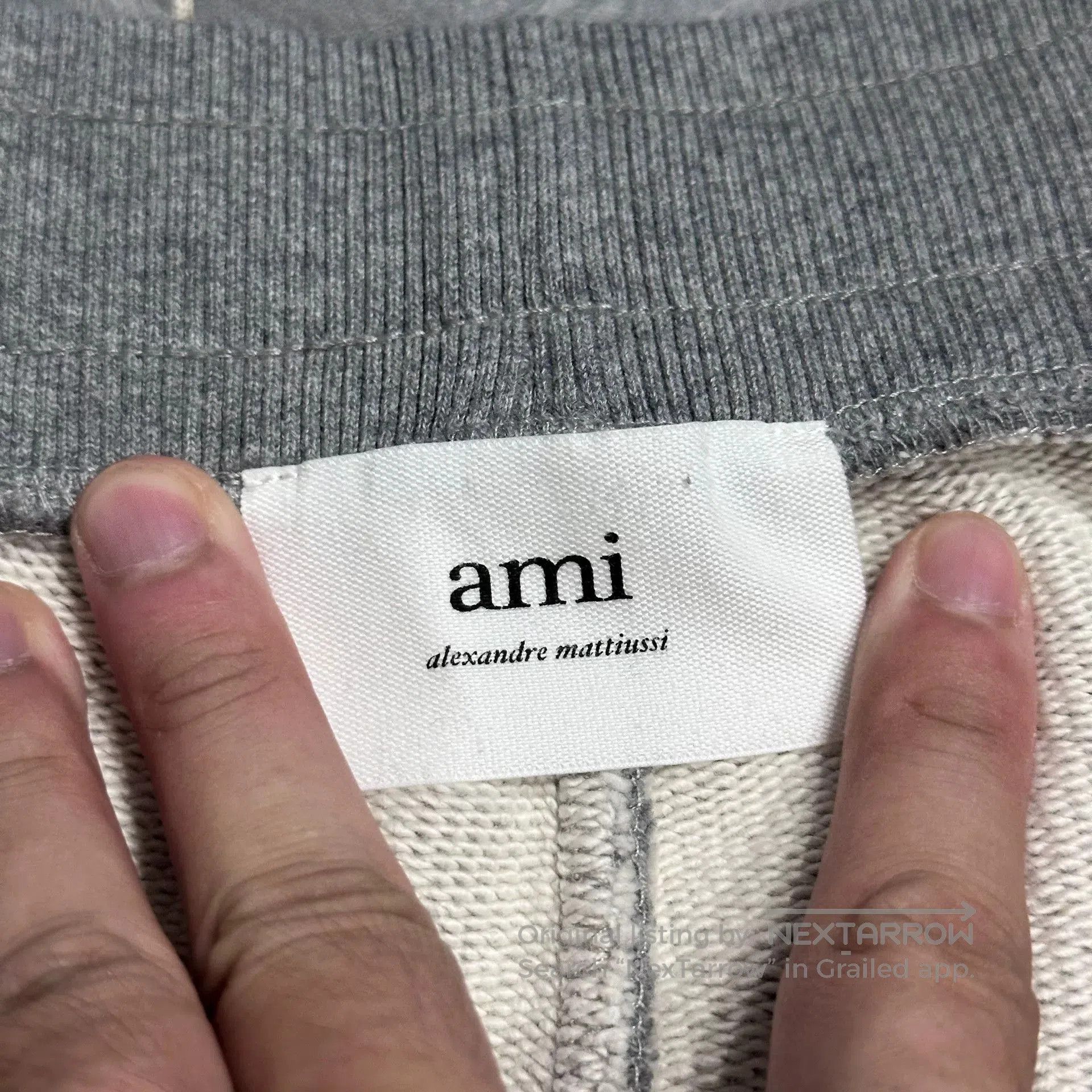 AMI AMI PARIS Gray Heart Embroidered Shorts. Size US 30 / EU 46 - 4 Thumbnail