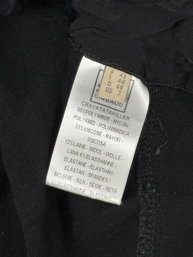 Marithe + Francois Girbaud 2000s Marithé + François Girbaud Abstract Black Jacket Size M / US 6-8 / IT 42-44 - 9 Thumbnail