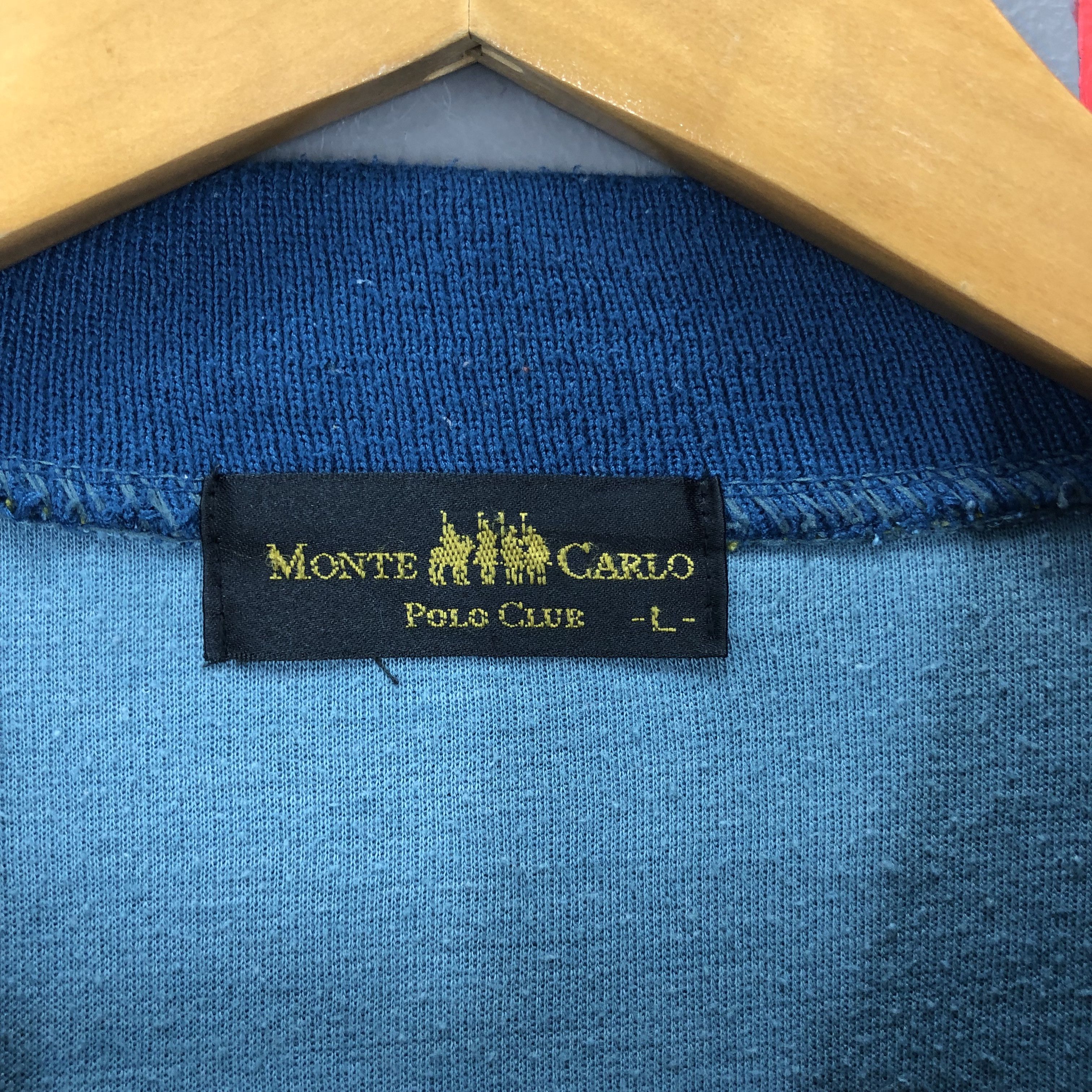 Other MONTE CARLO POLO CLUB Button Sweatshirt #1679/05 Size US L / EU 52-54 / 3 - 7 Thumbnail