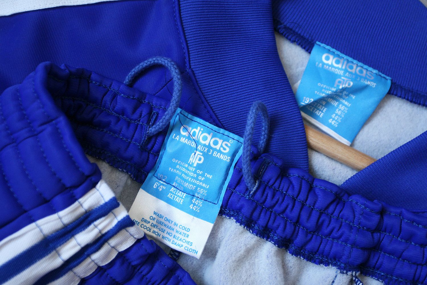 Adidas Vintage Adidas 1980s Made in England Tracksuit Full SET Rare Size US L / EU 52-54 / 3 - 6 Thumbnail