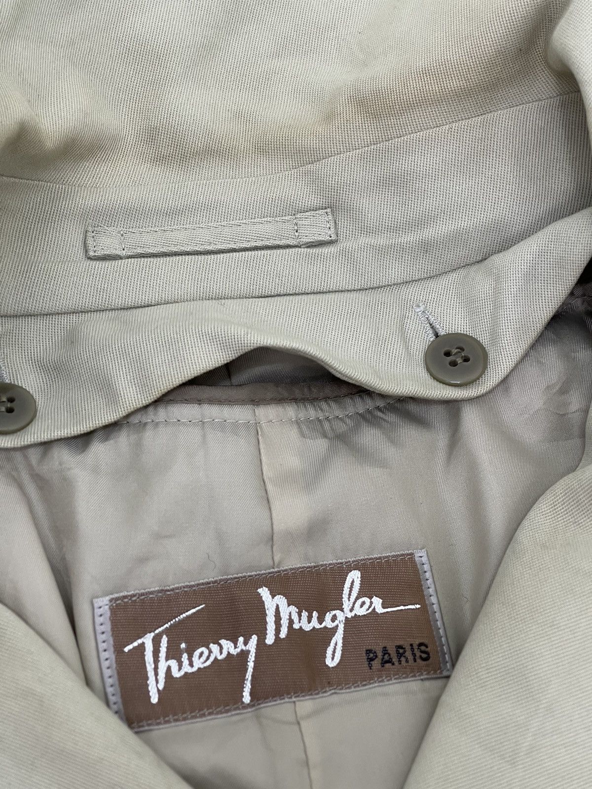 Thierry Mugler Vintage 90s Thierry Mugler Trench Coat 5🟩1 Size US L / EU 52-54 / 3 - 19 Thumbnail
