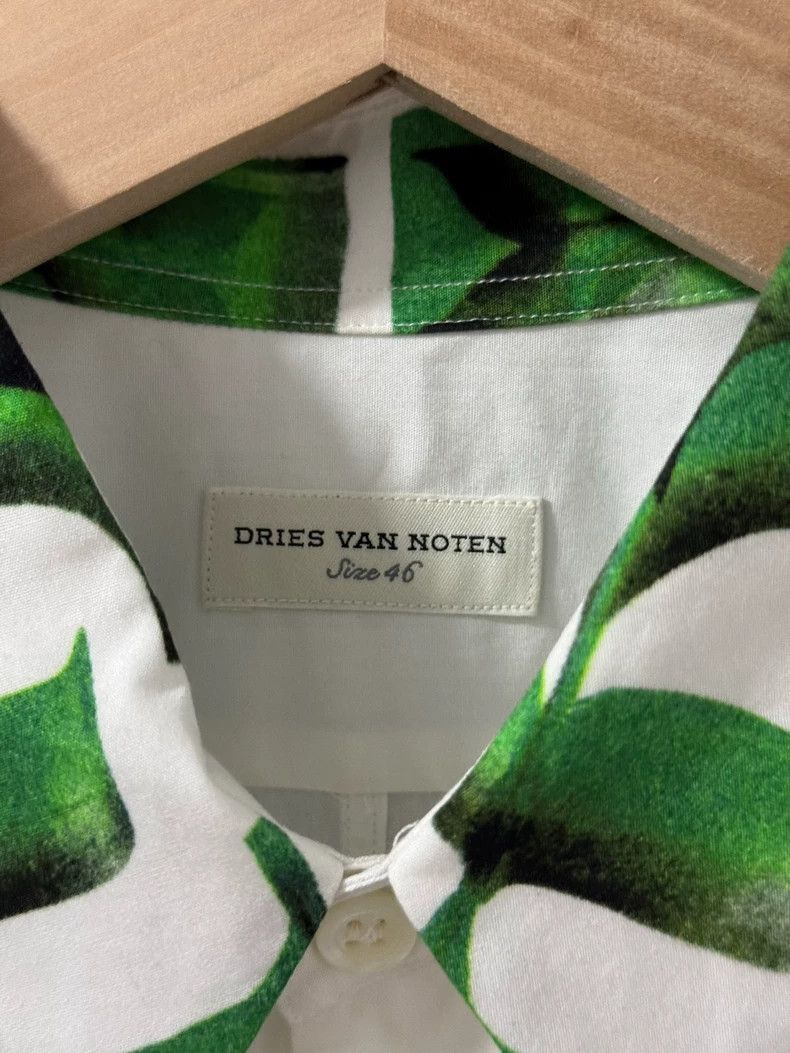 Dries Van Noten DRIES VAN NOTEN New green printed long-sleeved shirt Size US S / EU 44-46 / 1 - 5 Thumbnail
