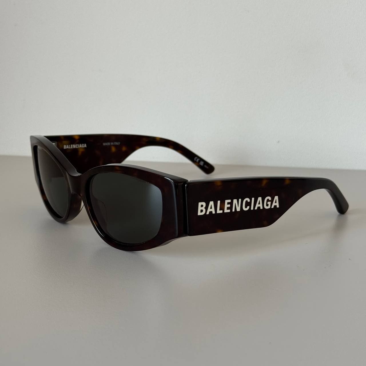 Balenciaga Balenciaga BB0258S Women’s Sunglasses Tortoiseshell Green Size ONE SIZE - 8 Thumbnail