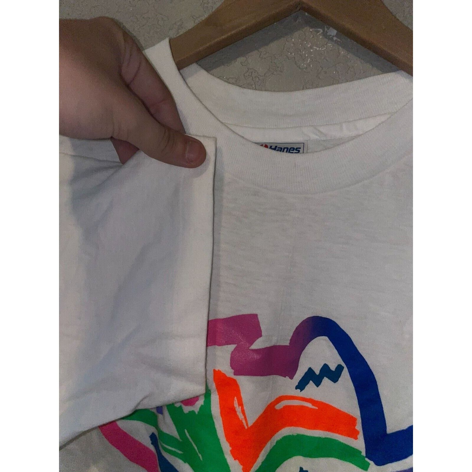Hanes Vintage Hawaii Shirt Maui Humuhumunukunukuapua'a Fish 80s L Size US L / EU 52-54 / 3 - 10 Thumbnail