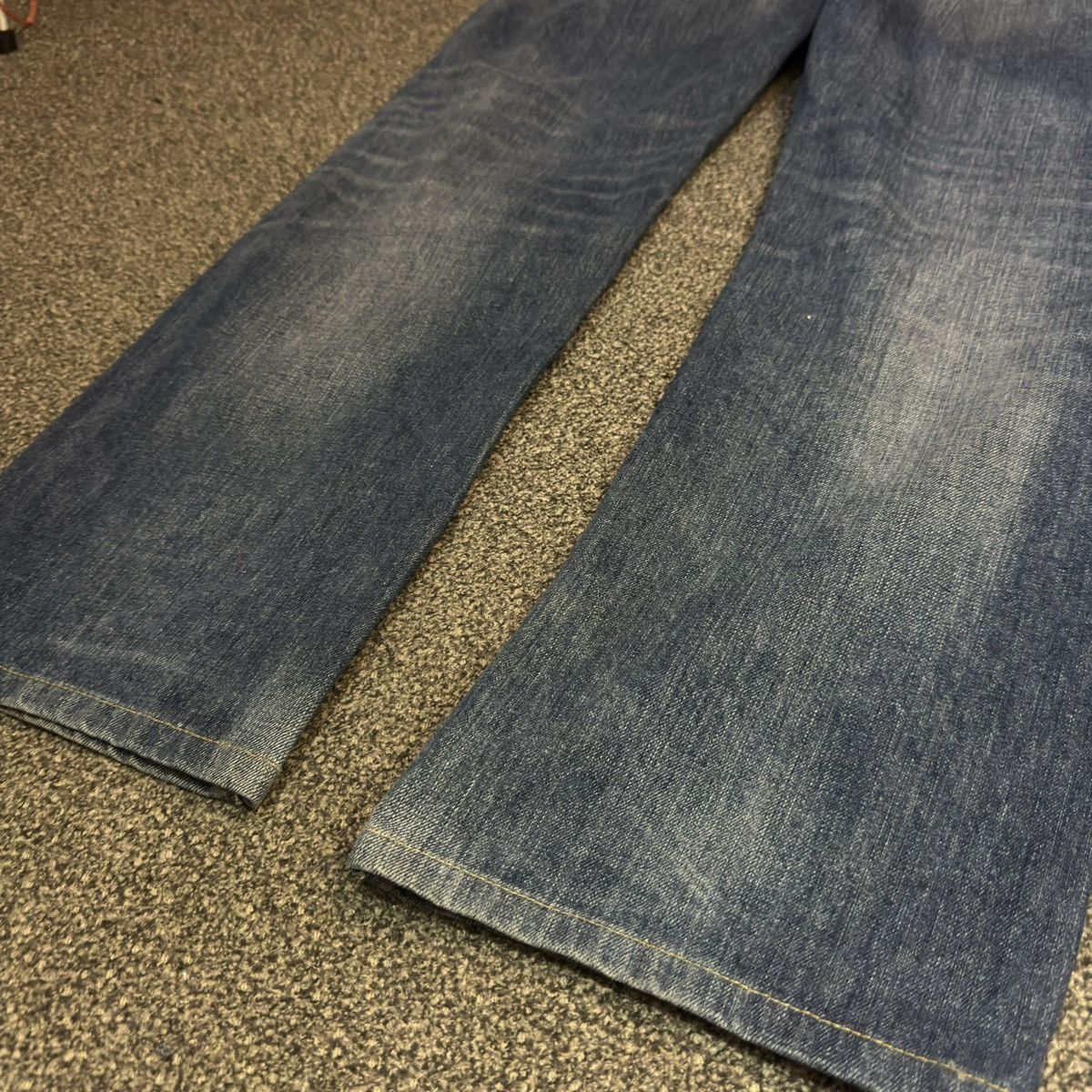 Undercover × Uniqlo Vintage Y2K Uniqlo UJ Distressed Denim Jeans W36 Size US 36 / EU 52 - 10 Thumbnail
