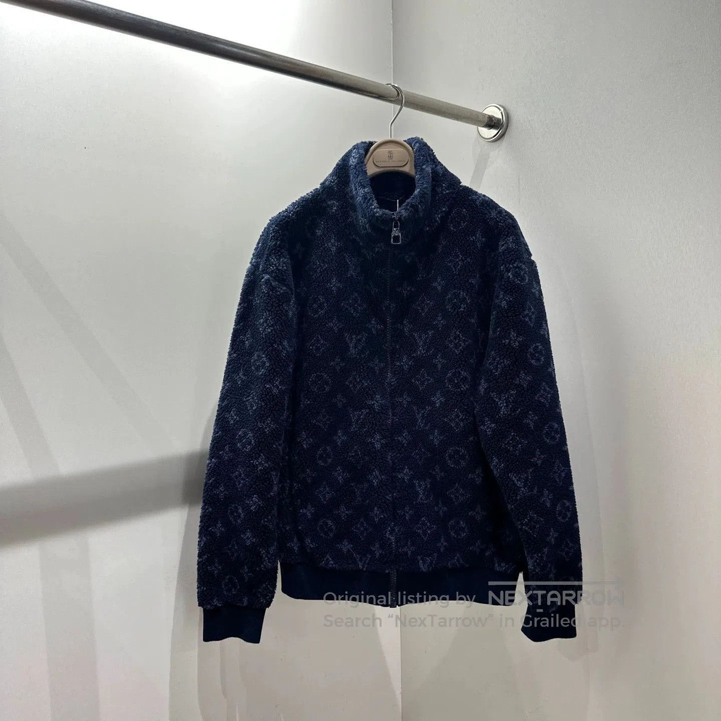 Louis Vuitton Blue Fleece Zip-Up Jacket Size S. Size US S / EU 44-46 / 1 - 1 Thumbnail