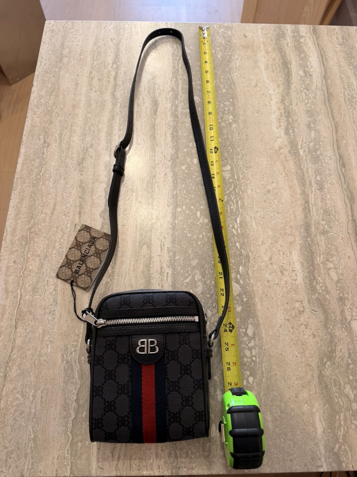 Balenciaga × Gucci Balenciaga x Gucci Hacker Project Black Crossbody Bag Size ONE SIZE - 22 Thumbnail