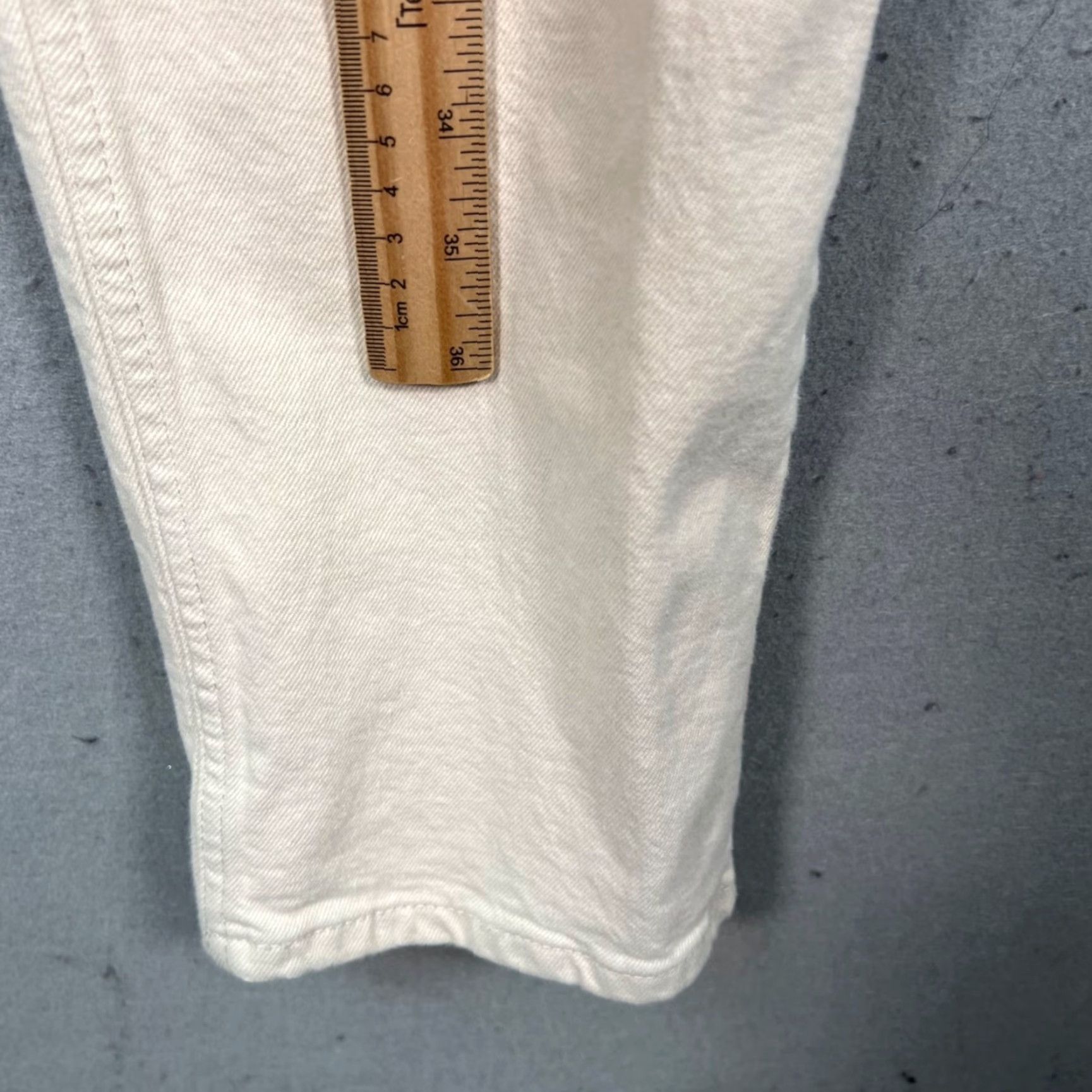 Ksubi VINTAGE ksubi Mens Jeans White 29 Slim Straight-Leg Cotton Denim 5-Pocket Mens Size US 29 - 7 Thumbnail