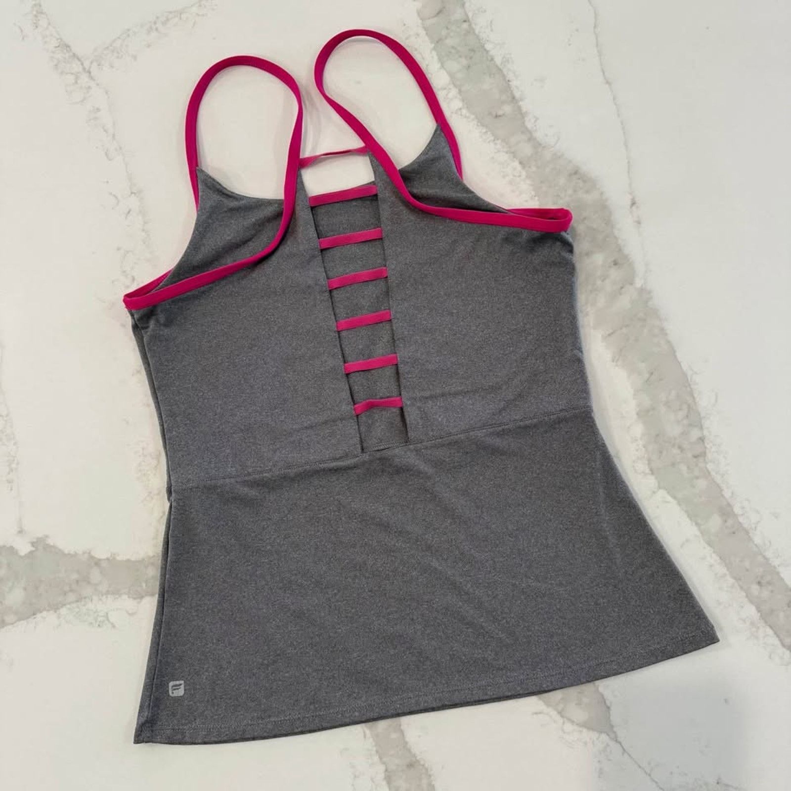 Fabletics Fabletics Peplum Athletic TankTop Lattice Strappy Womens L Size L / US 10 / IT 46 - 2 Thumbnail