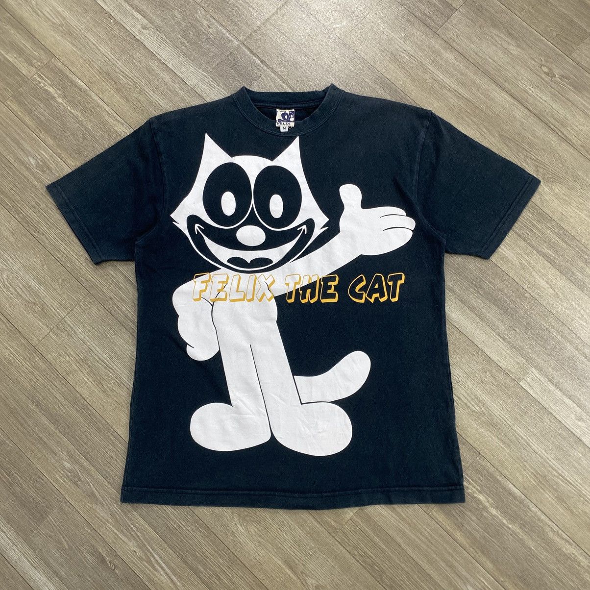 Cartoon Network 1990s Vintage Felix The Cat Iconic Logo Poem Cartoon Tee Size US M / EU 48-50 / 2 - 1 Thumbnail