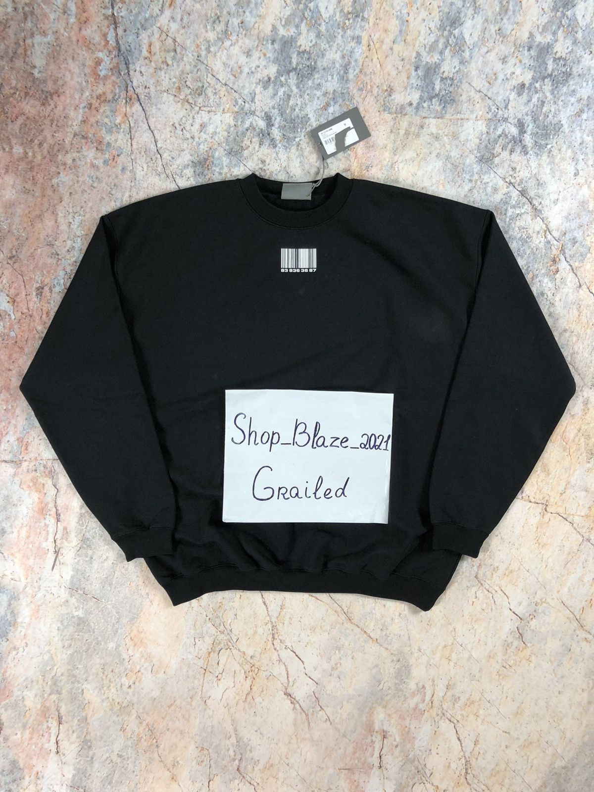 Vetements Vetements barcode sweatshirt new Size US M / EU 48-50 / 2 - 3 Thumbnail