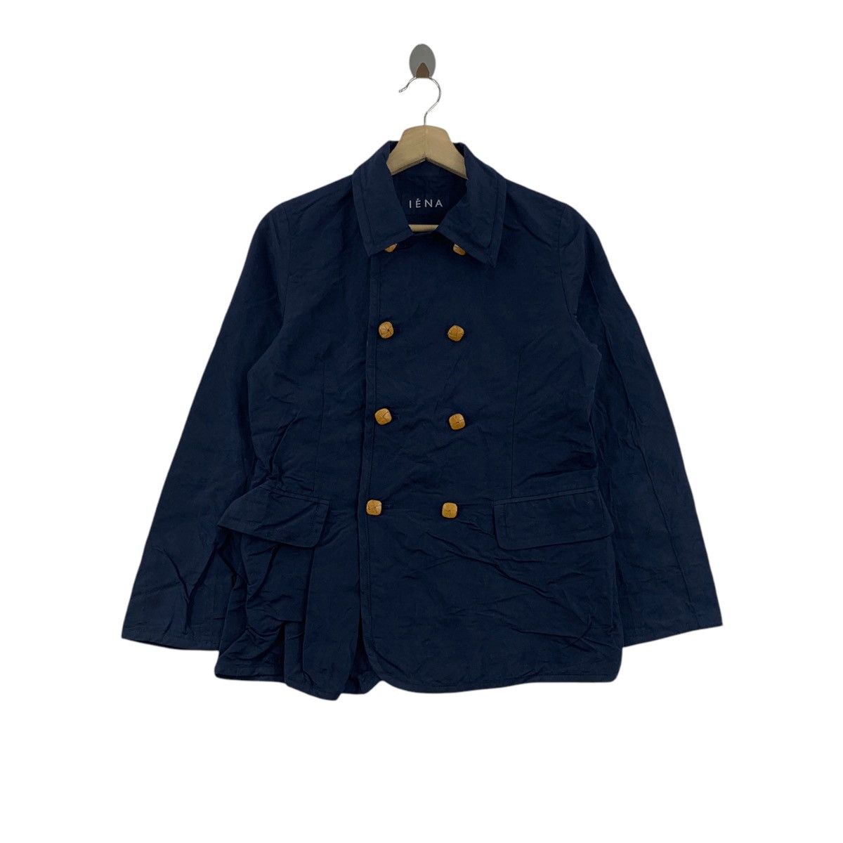 Japanese Brand IENA Japanese Brand Navy Coat Jacket Size US S / EU 44-46 / 1 - 1 Thumbnail
