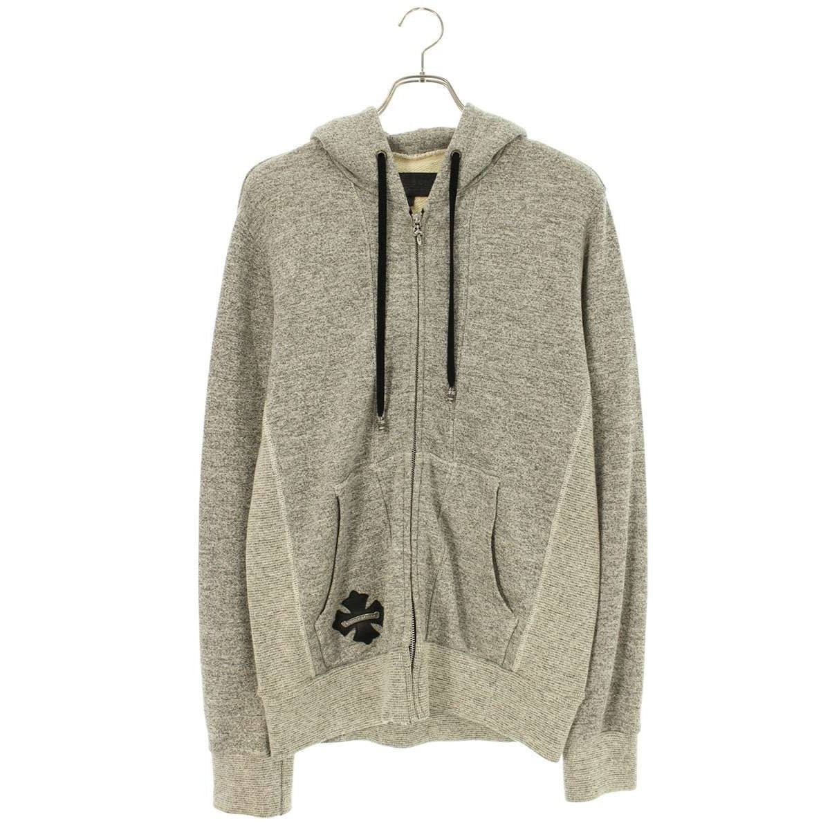 Chrome Hearts Cashmere Zip Up Hoodie カシミヤ パーカー Chrome Hearts CHROME HEARTS Cashmere Plus Patch Zip Hoodie