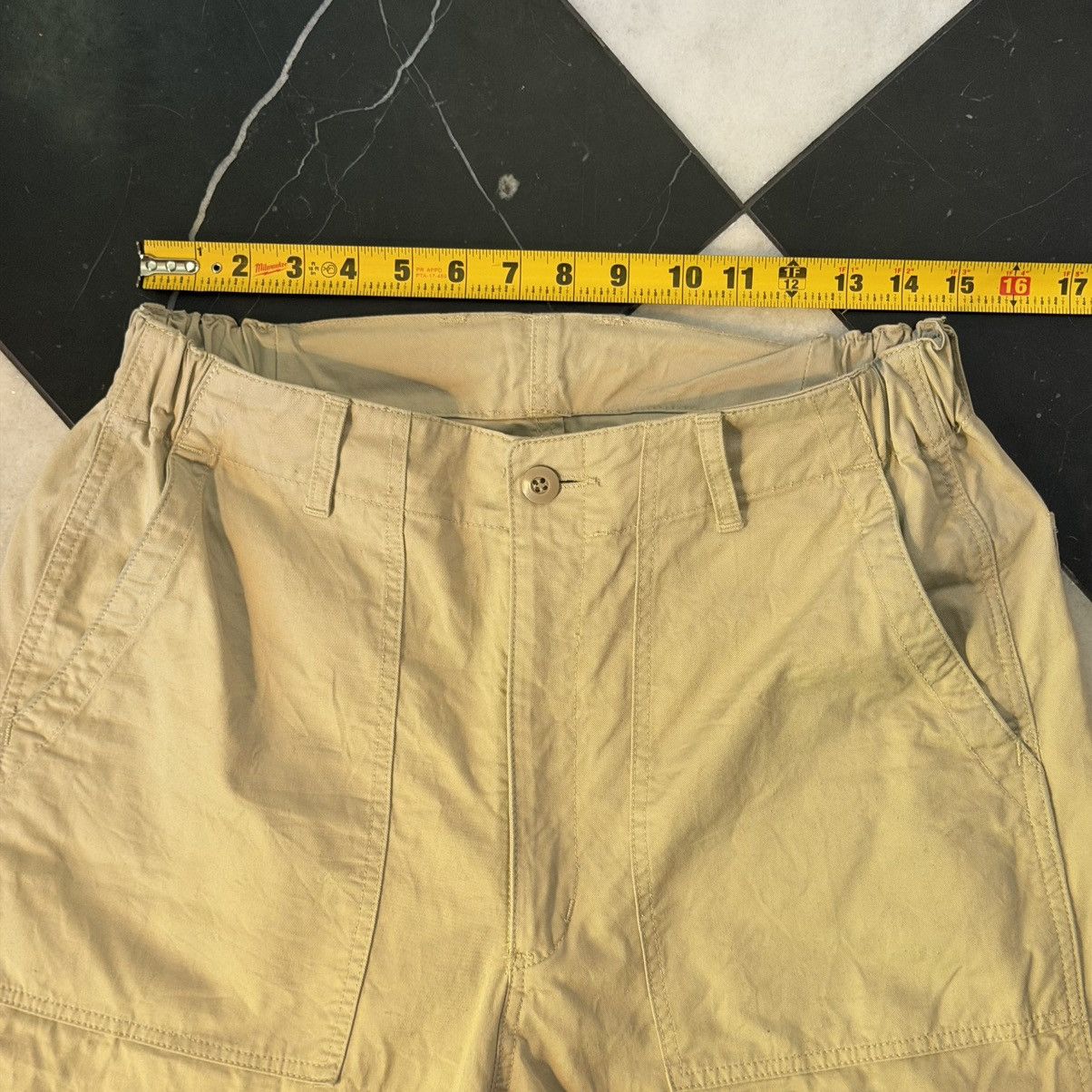 Sage De Cret Sage de cret washed beige cotton twill baker pants Size US 32 / EU 48 - 6 Thumbnail