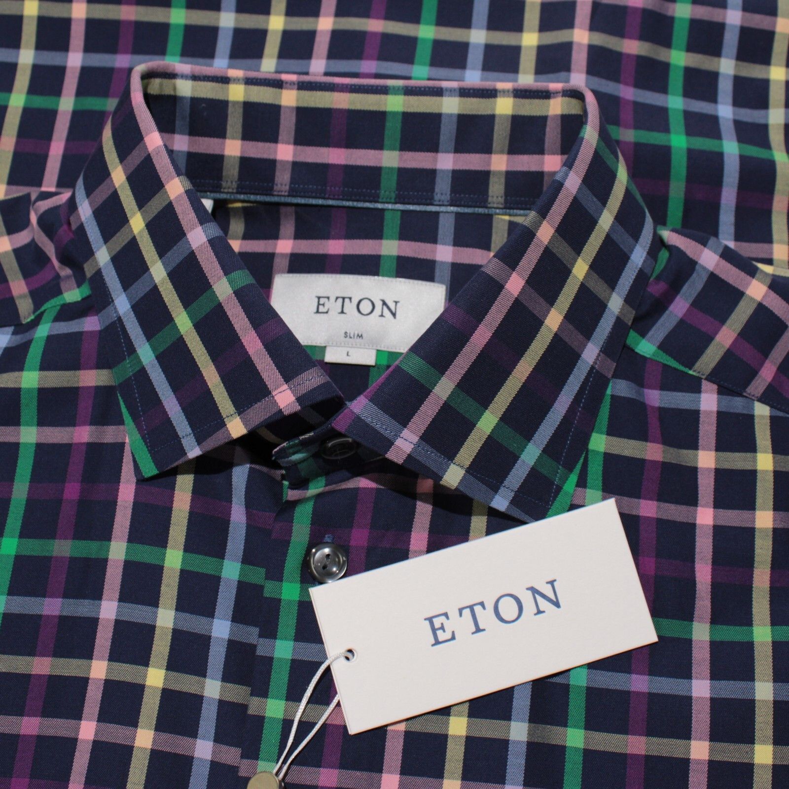 Eton Eton New with tags Shirt Size L US In Blue Size US L / EU 52-54 / 3 - 1 Thumbnail