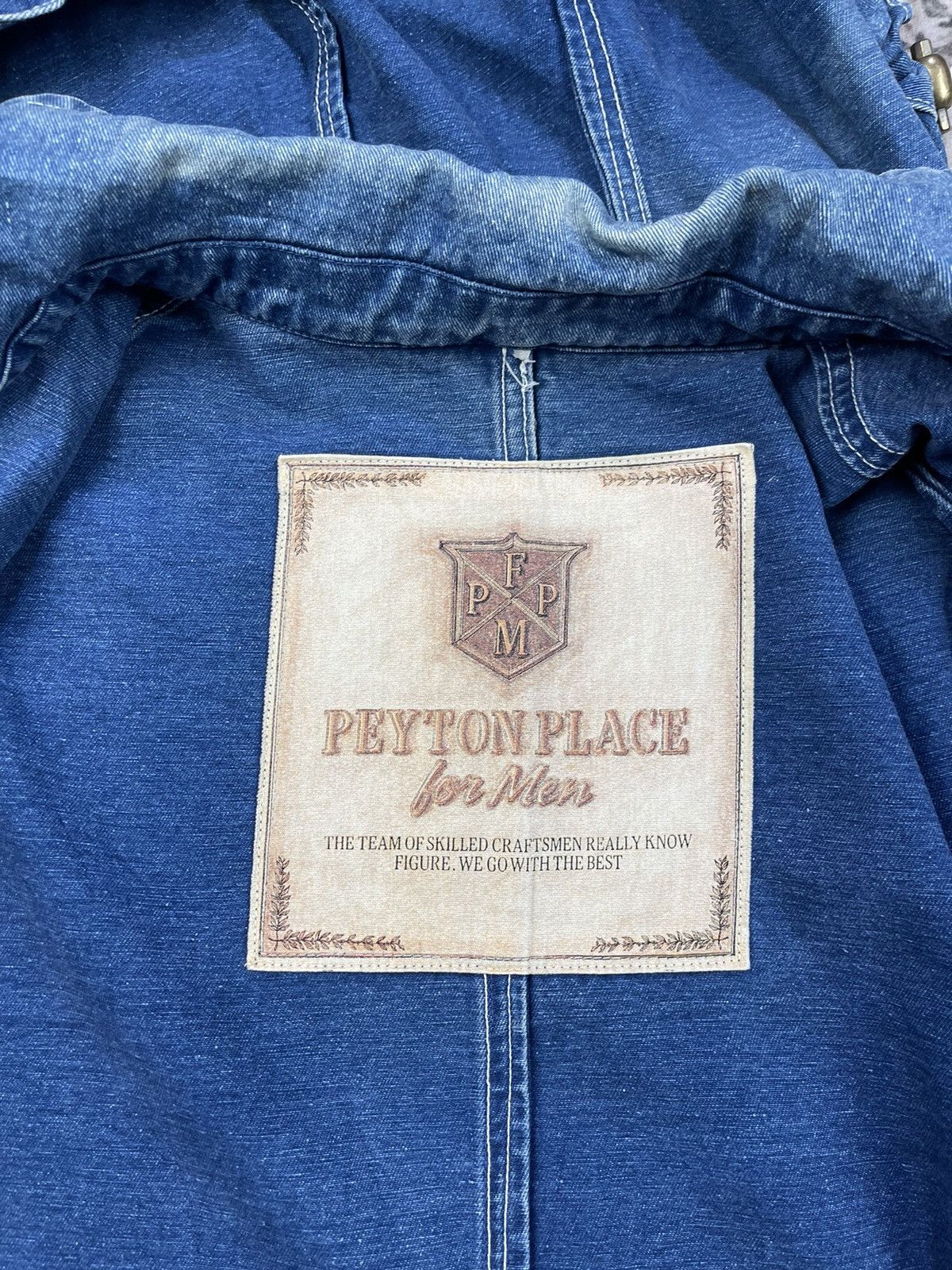PPFM Vtg PPFM Peyton Place For Men Denim Chore Jacket Size US M / EU 48-50 / 2 - 16 Thumbnail