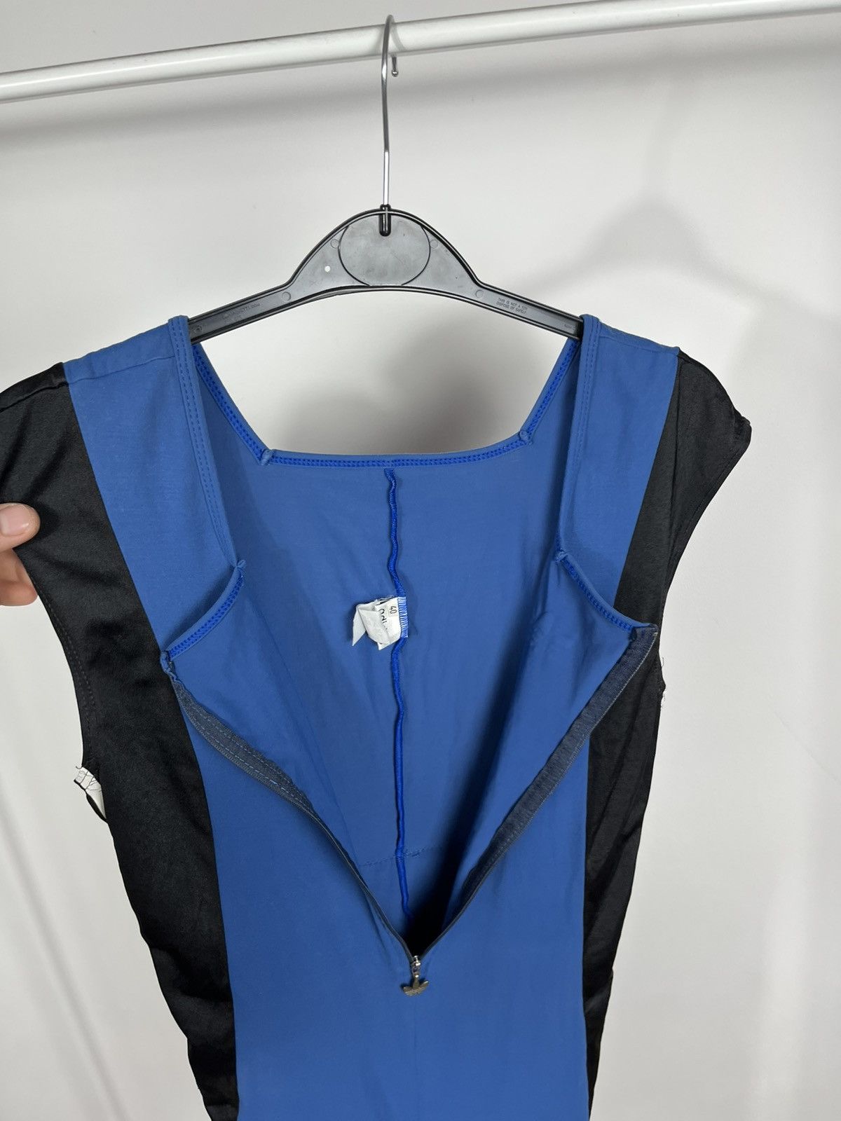 Adidas Vintage Adidas cycling skinsuit blue black triathlon suit 40 Size US S / EU 44-46 / 1 - 7 Thumbnail